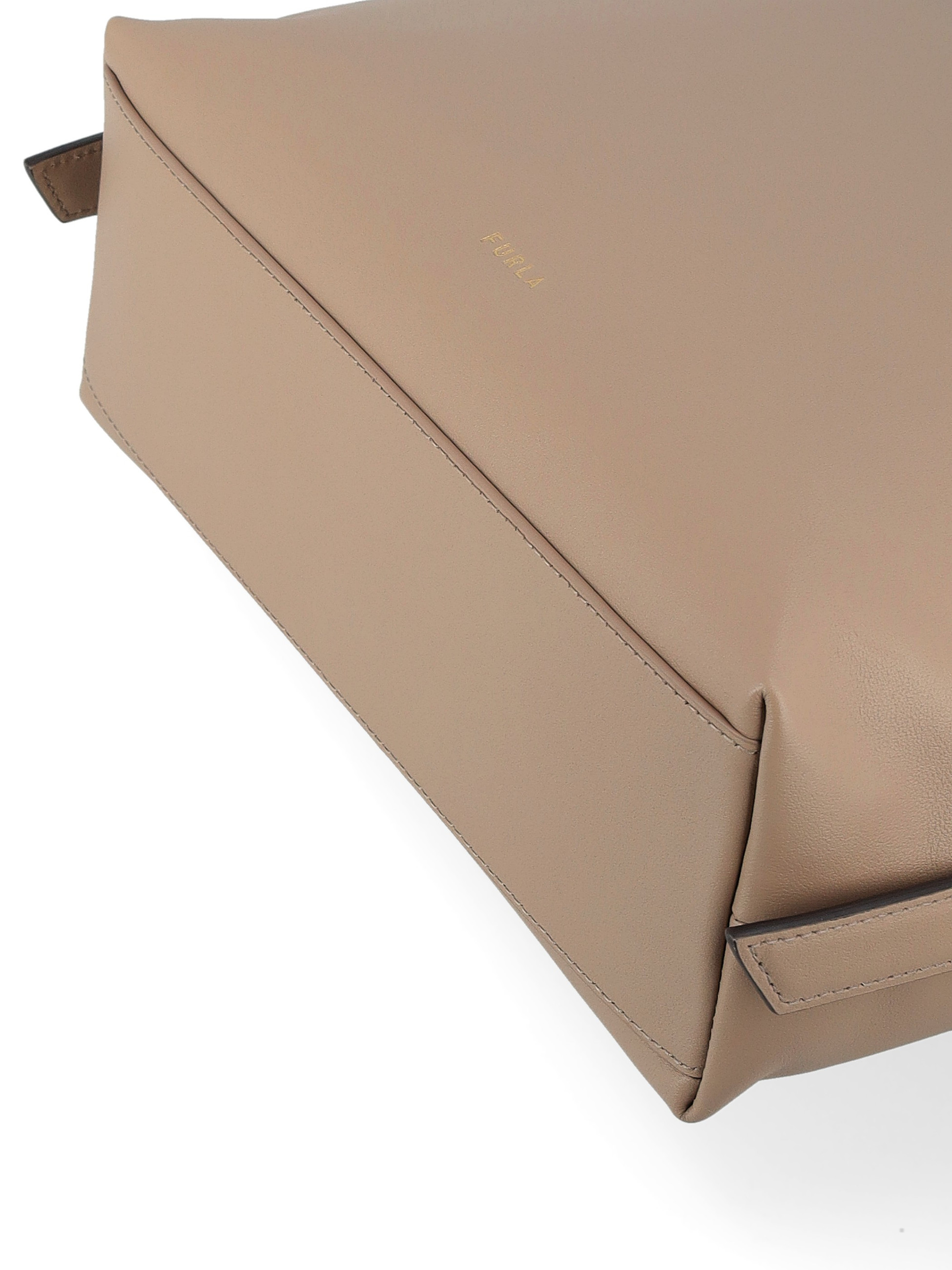 Furla M Bag in Beige Leather | H-Brands