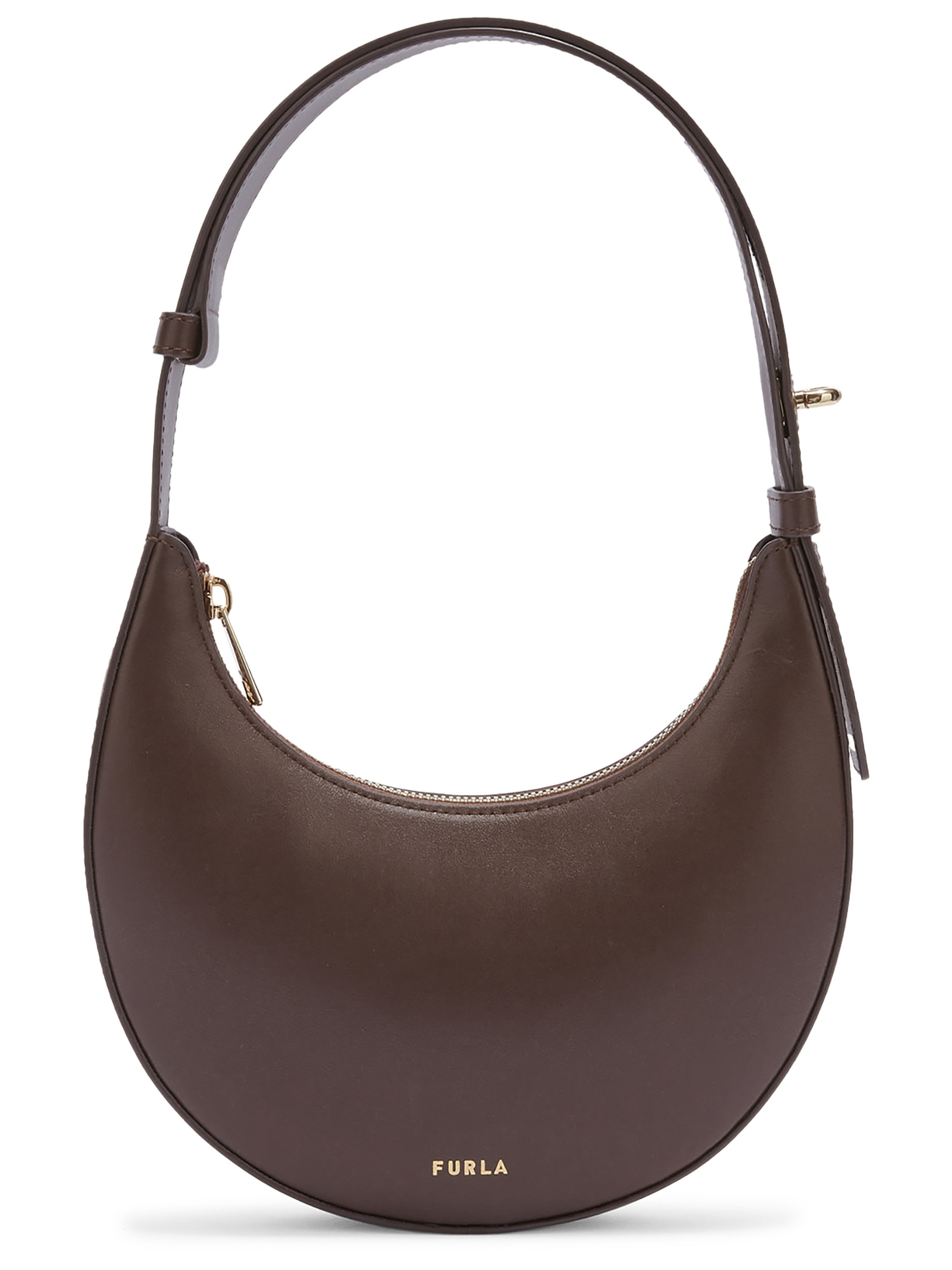 Furla Mini Bag in Smooth Chocolate Brown Leather | H-Brands