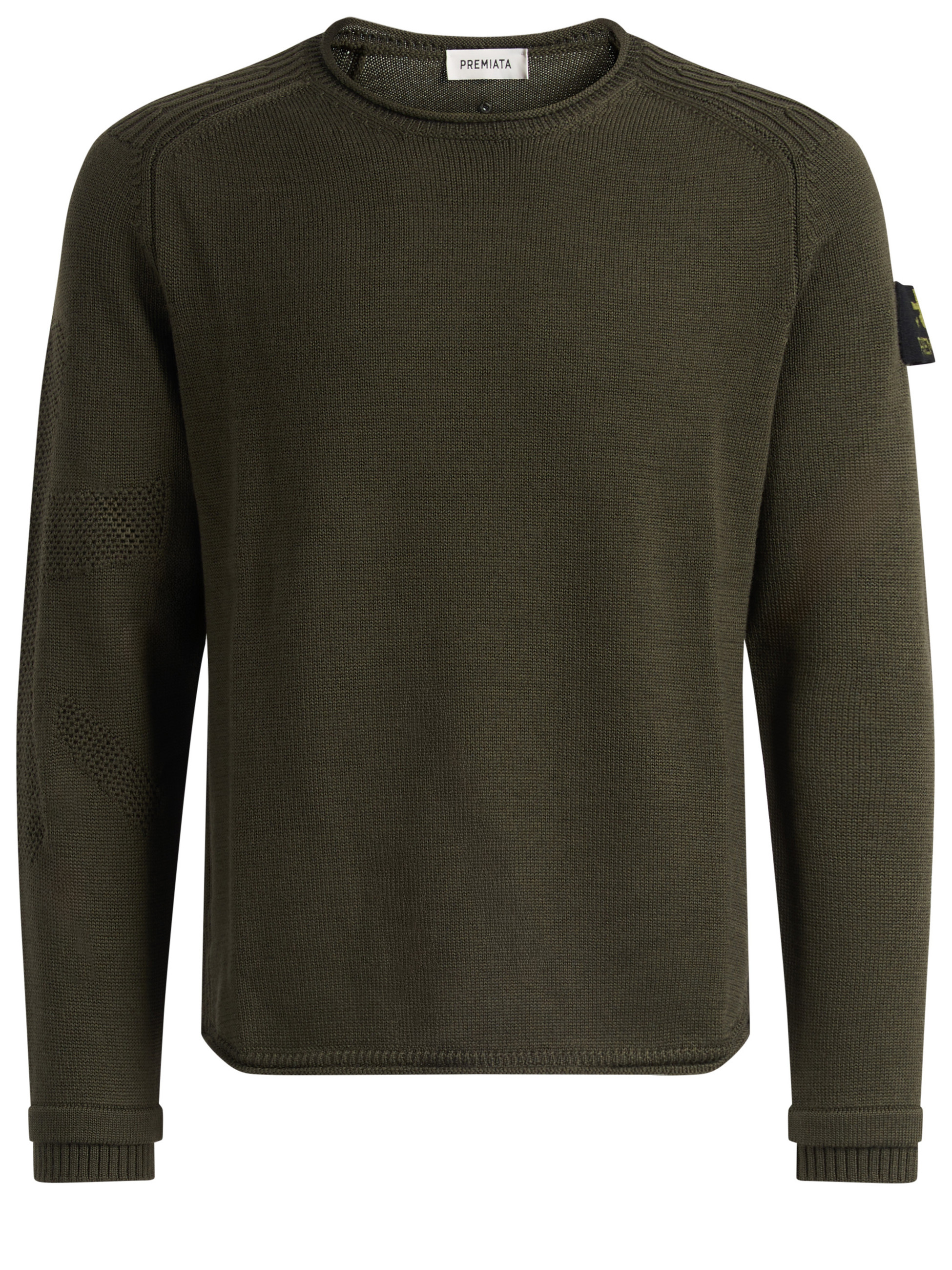 Premiata sweater in green wool 