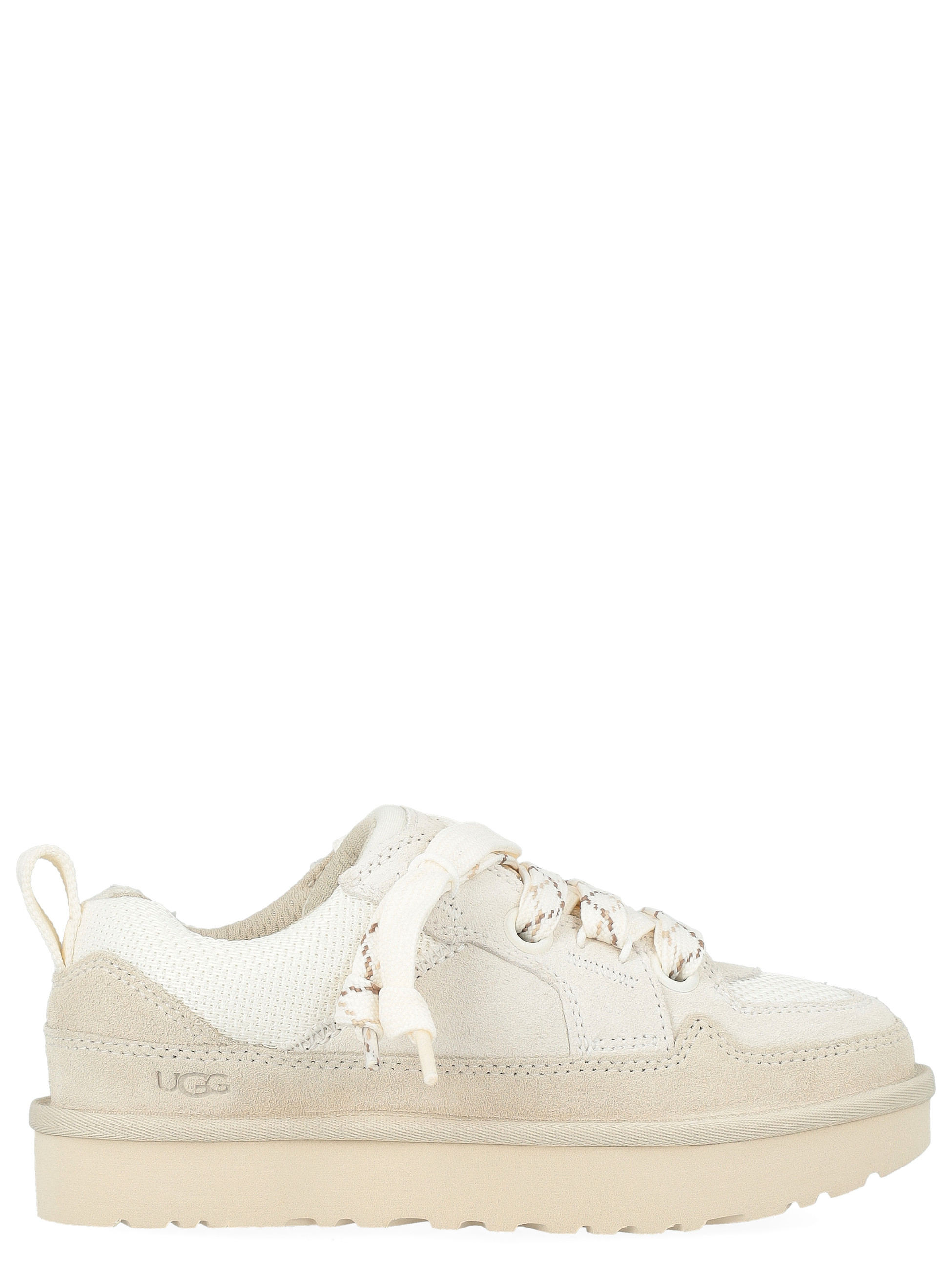 UGG Lo Lowmel Sneakers in White Suede | H-Brands