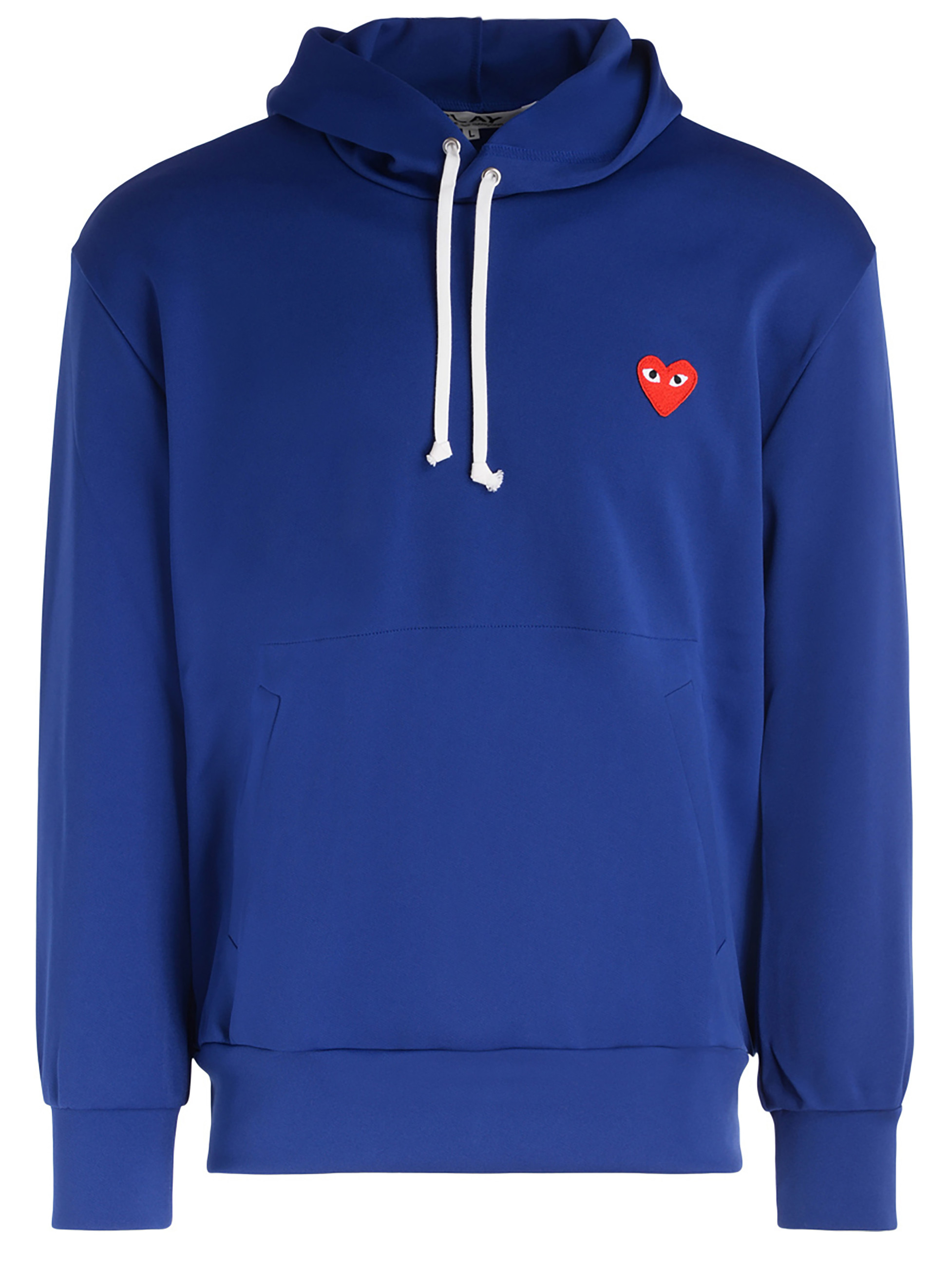 Comme Des Garçons Play sudadera azul marino con corazón