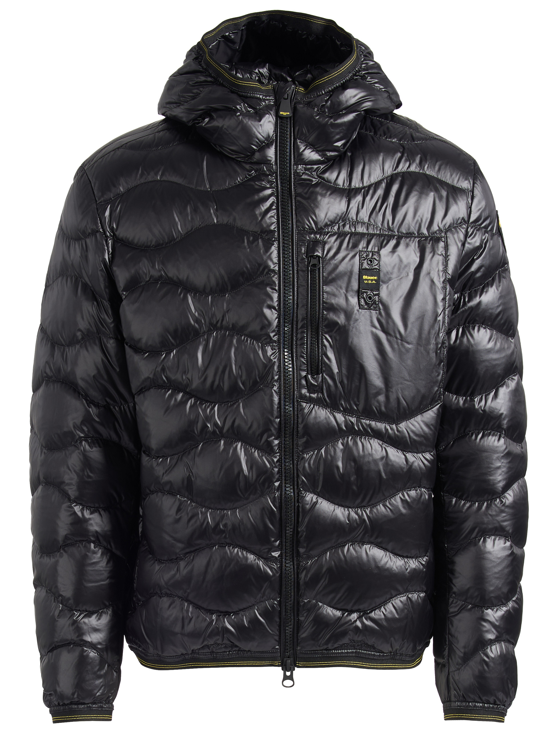 Blauer Down jacket in Black Nylon | H-Brands