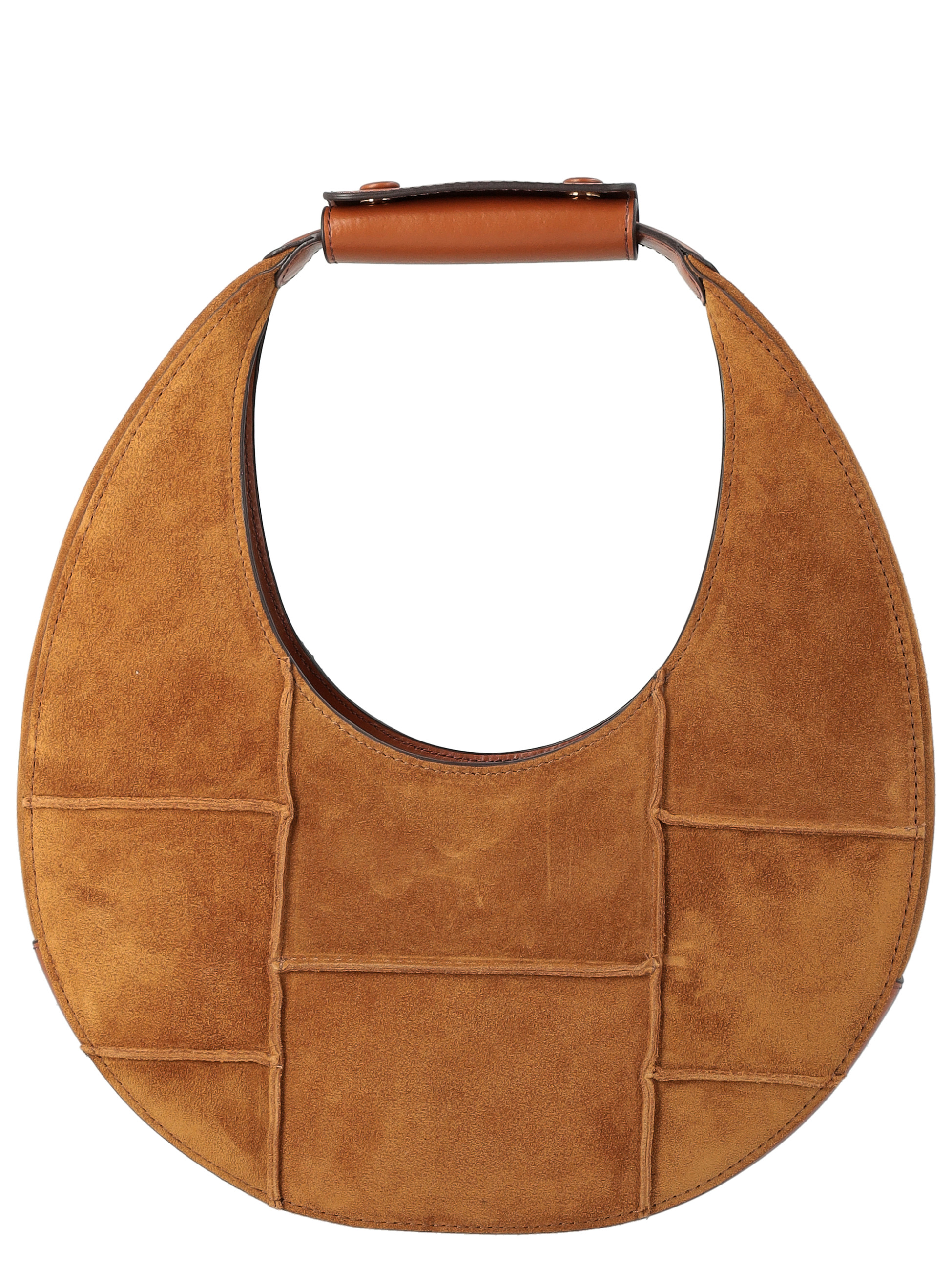 Bolso Staud Tote Moon de ante marrón Bolso Staud Tote Moon de ante marrón