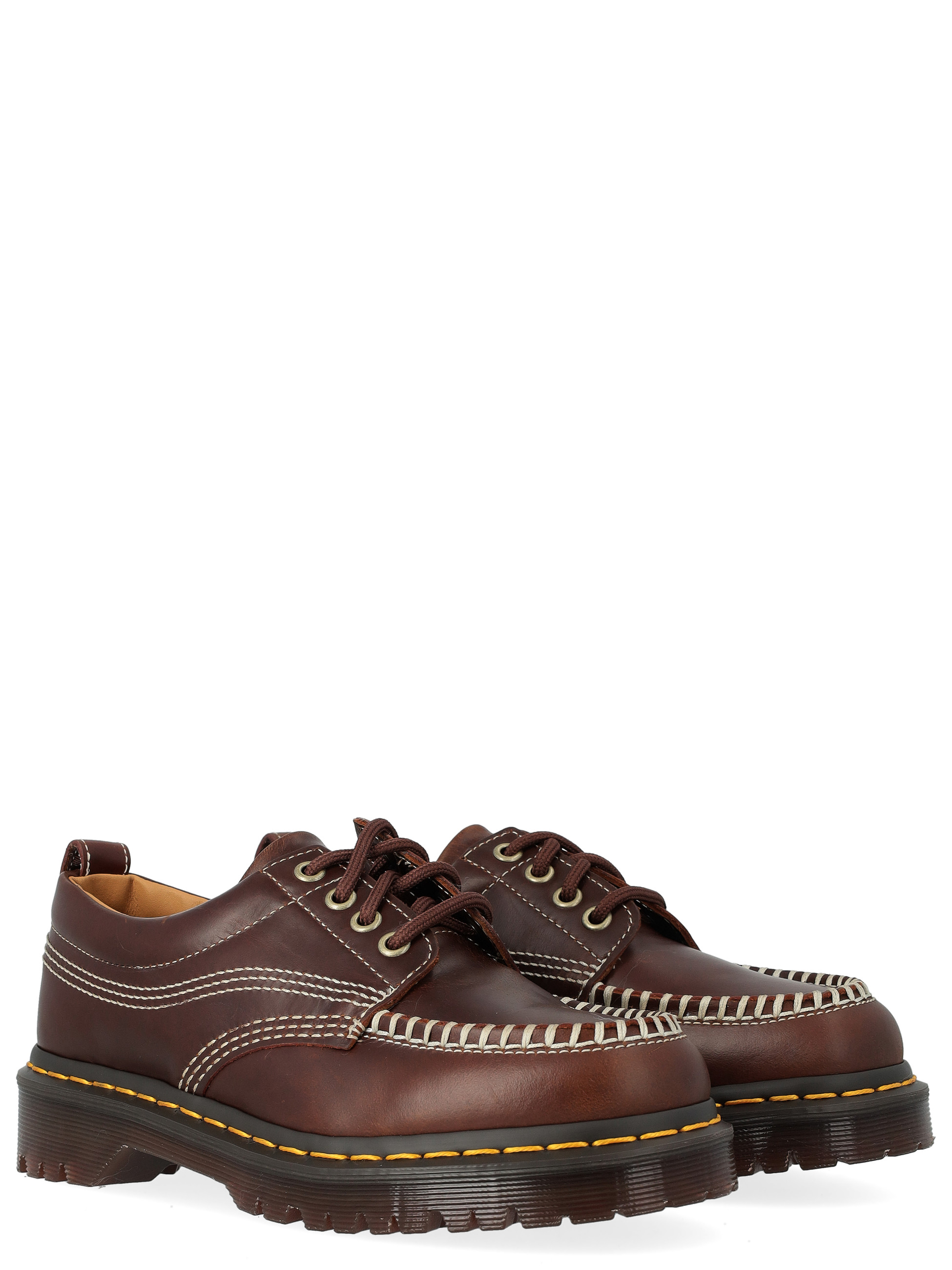 Dr. Martens Lace up shoe in Brown Leather | H-Brands