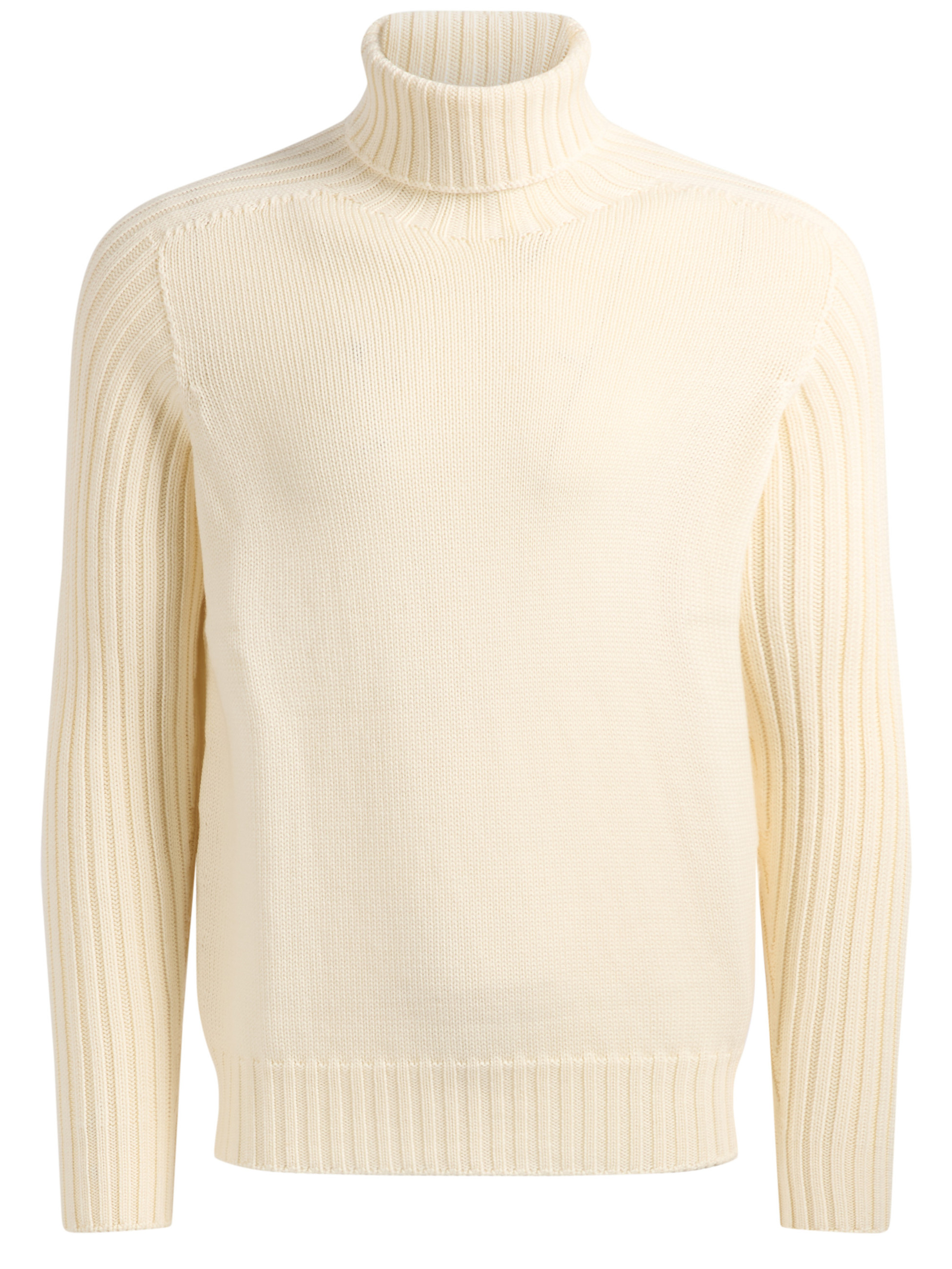 Gran Sasso White Gran Sasso Turtleneck Sweater | H-Brands