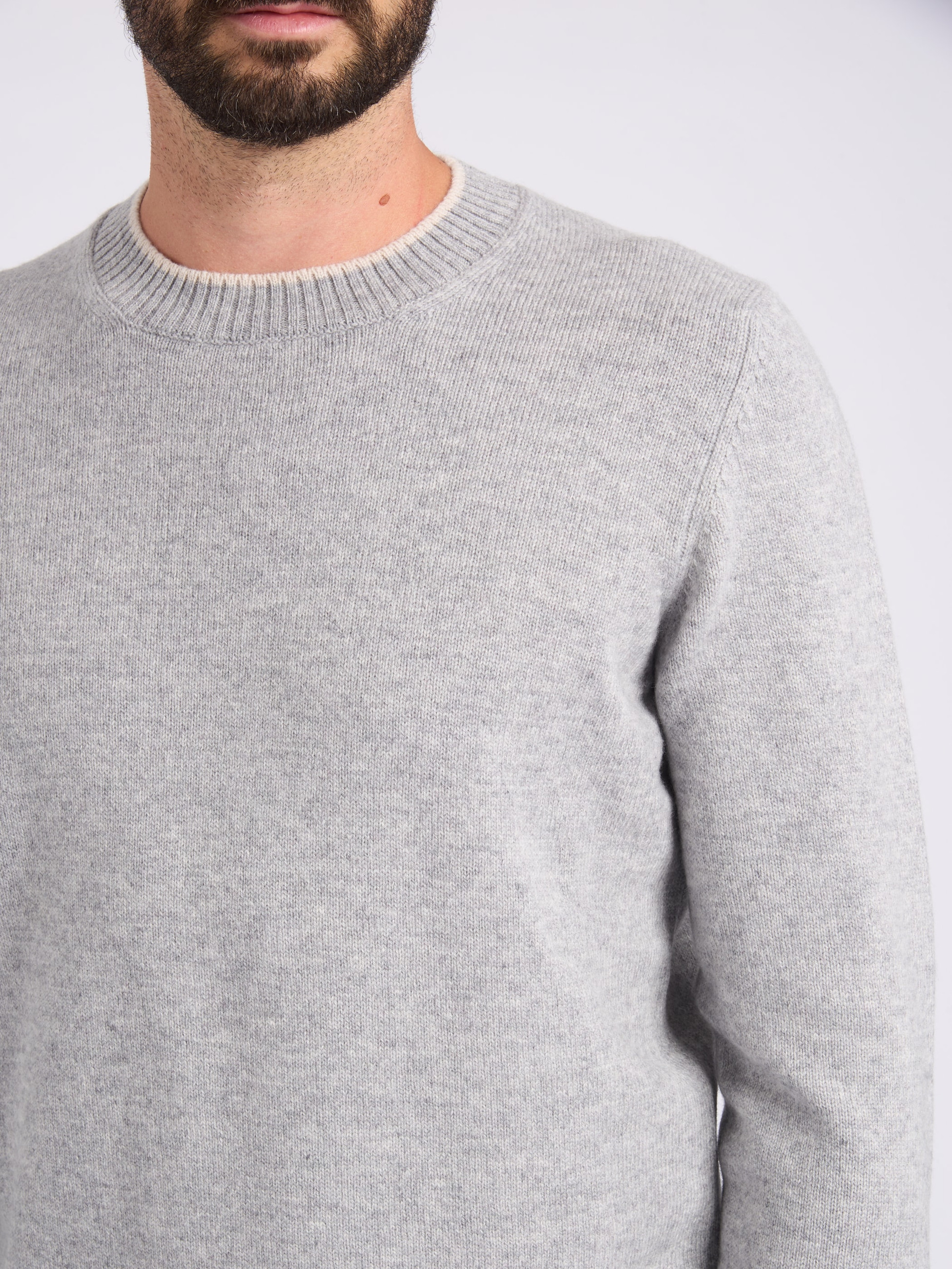 Gran Sasso Super Geelong Wool Sweater Gran Sasso Gray | H-Brands