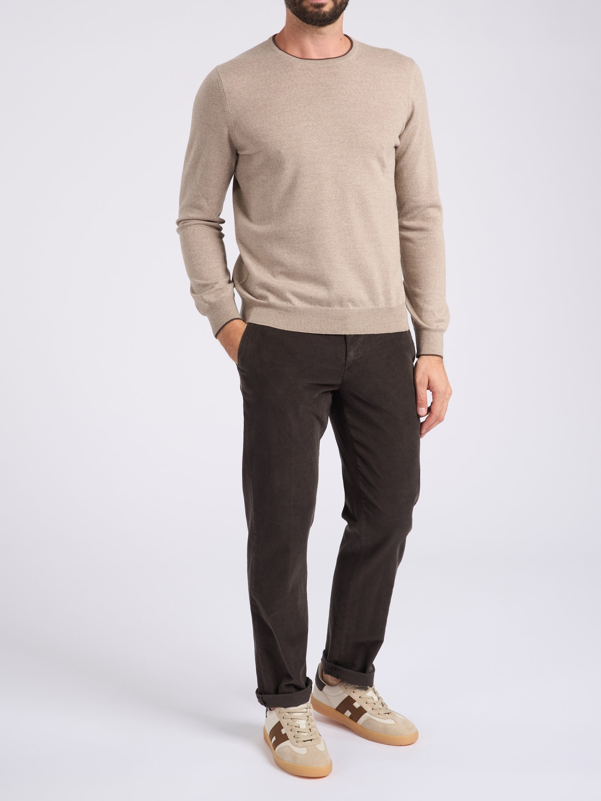 Beige Gran Sasso sweater | H-Brands