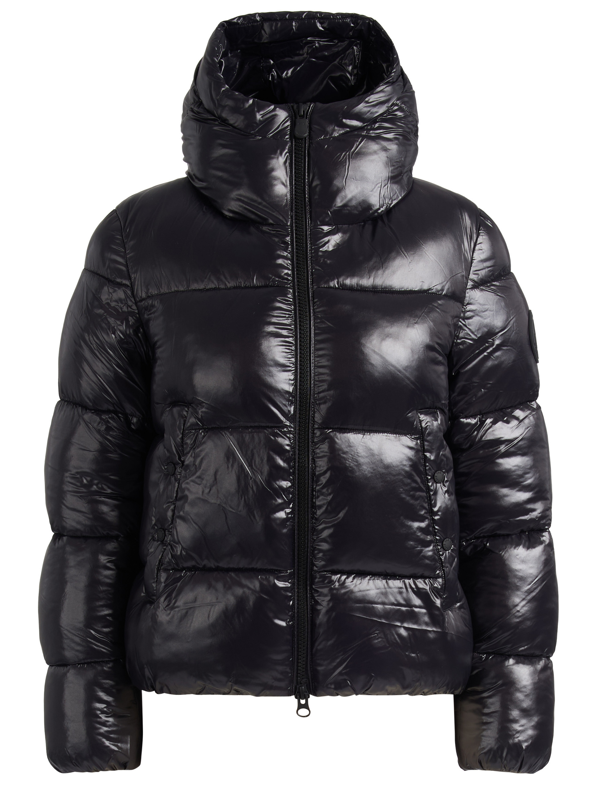 Chaqueta de plumas Save The Duck Biddy de nailon negro