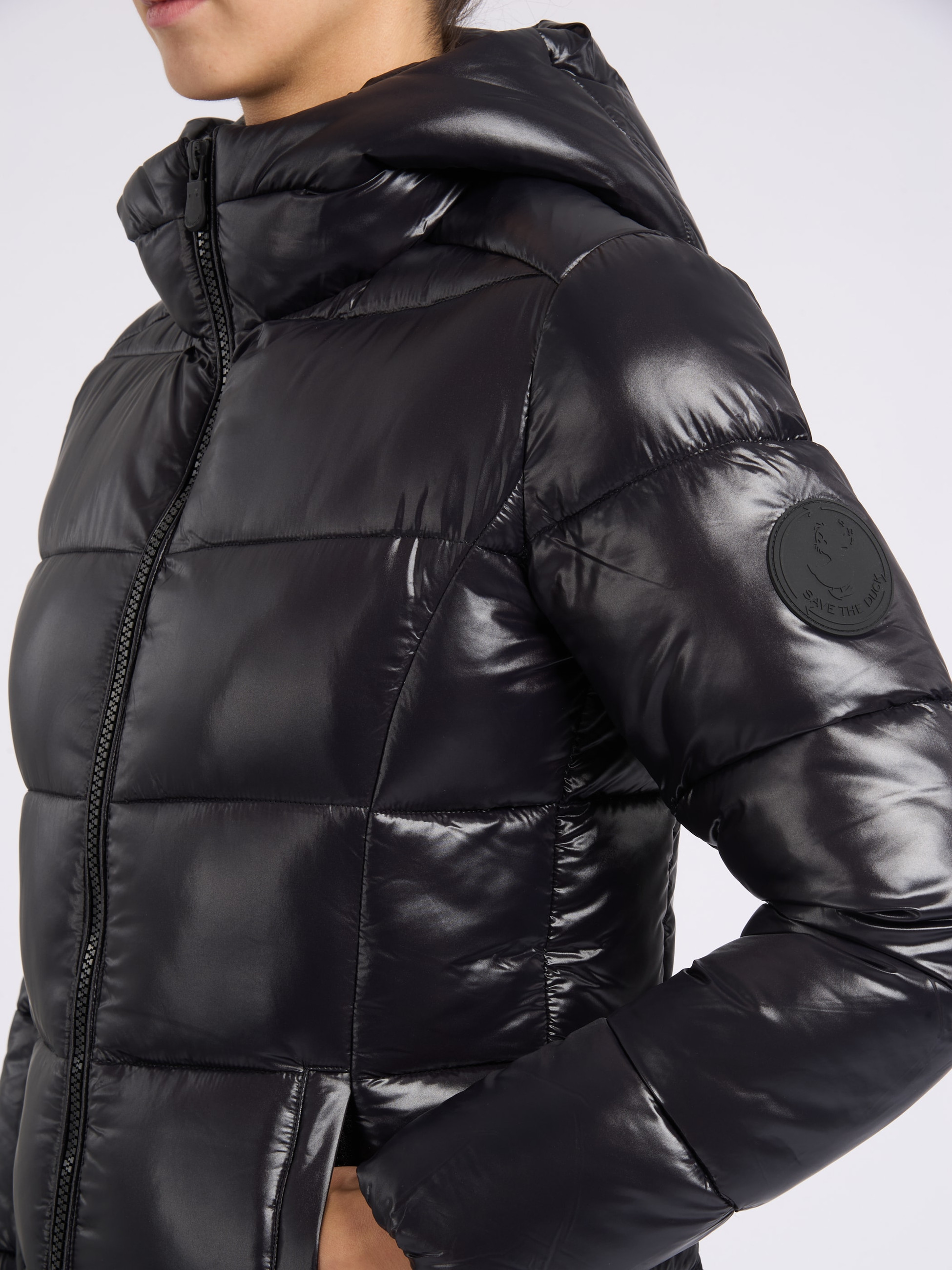 Save The Duck Down jacket in Black Nylon | H-Brands