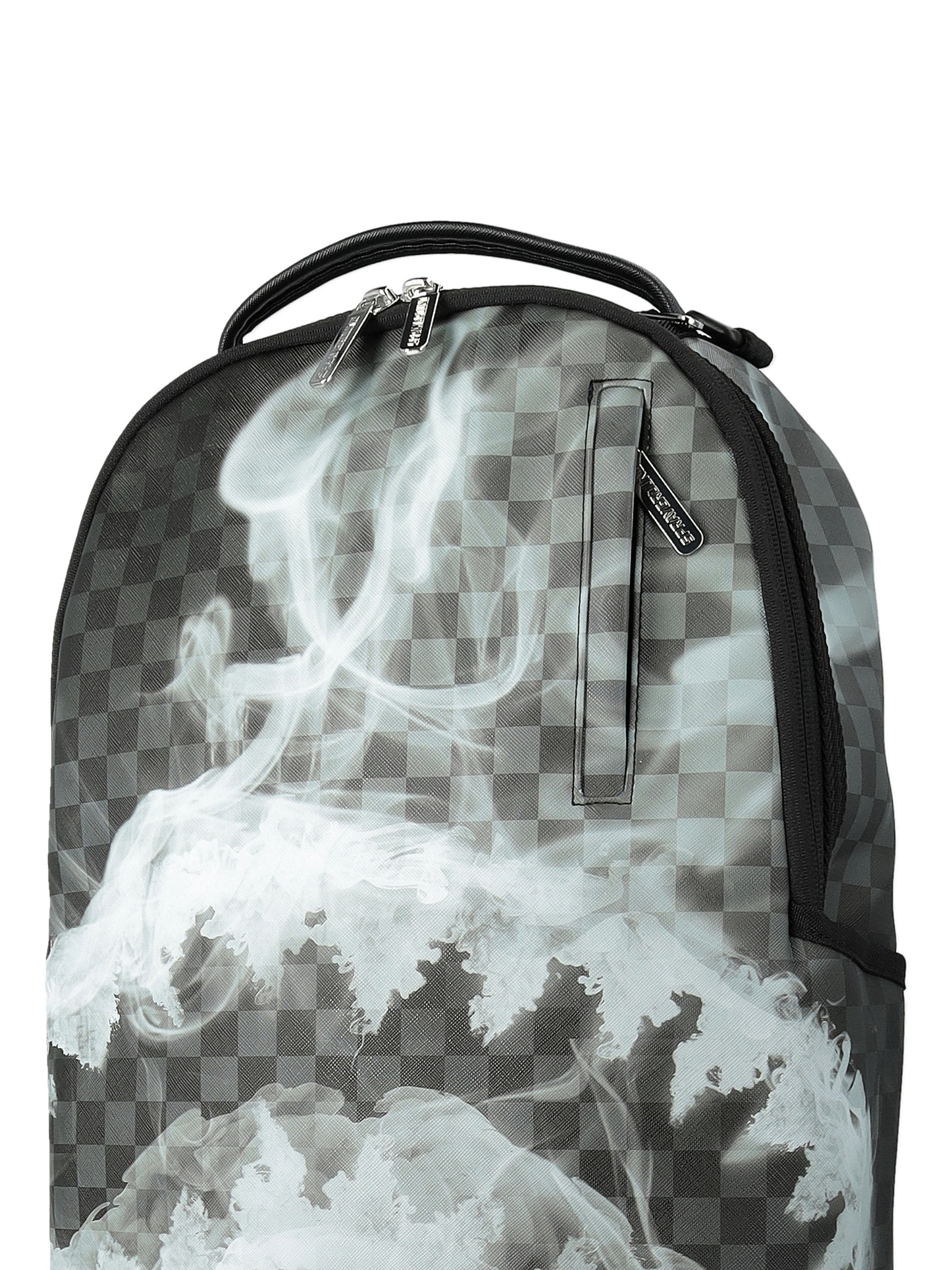Sprayground N' Smoke Backpack in Black Vegan Leather | H-Brands
