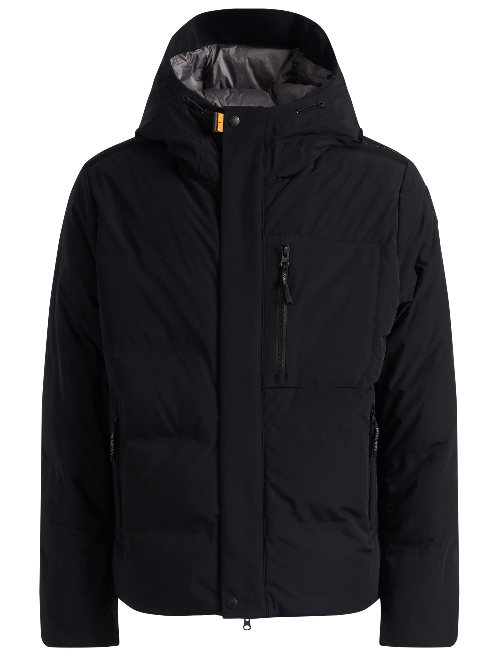 Chaqueta de plumas Parajumpers Taiga en tejido técnico negro Chaqueta de plumas Parajumpers Taiga en tejido técnico negro