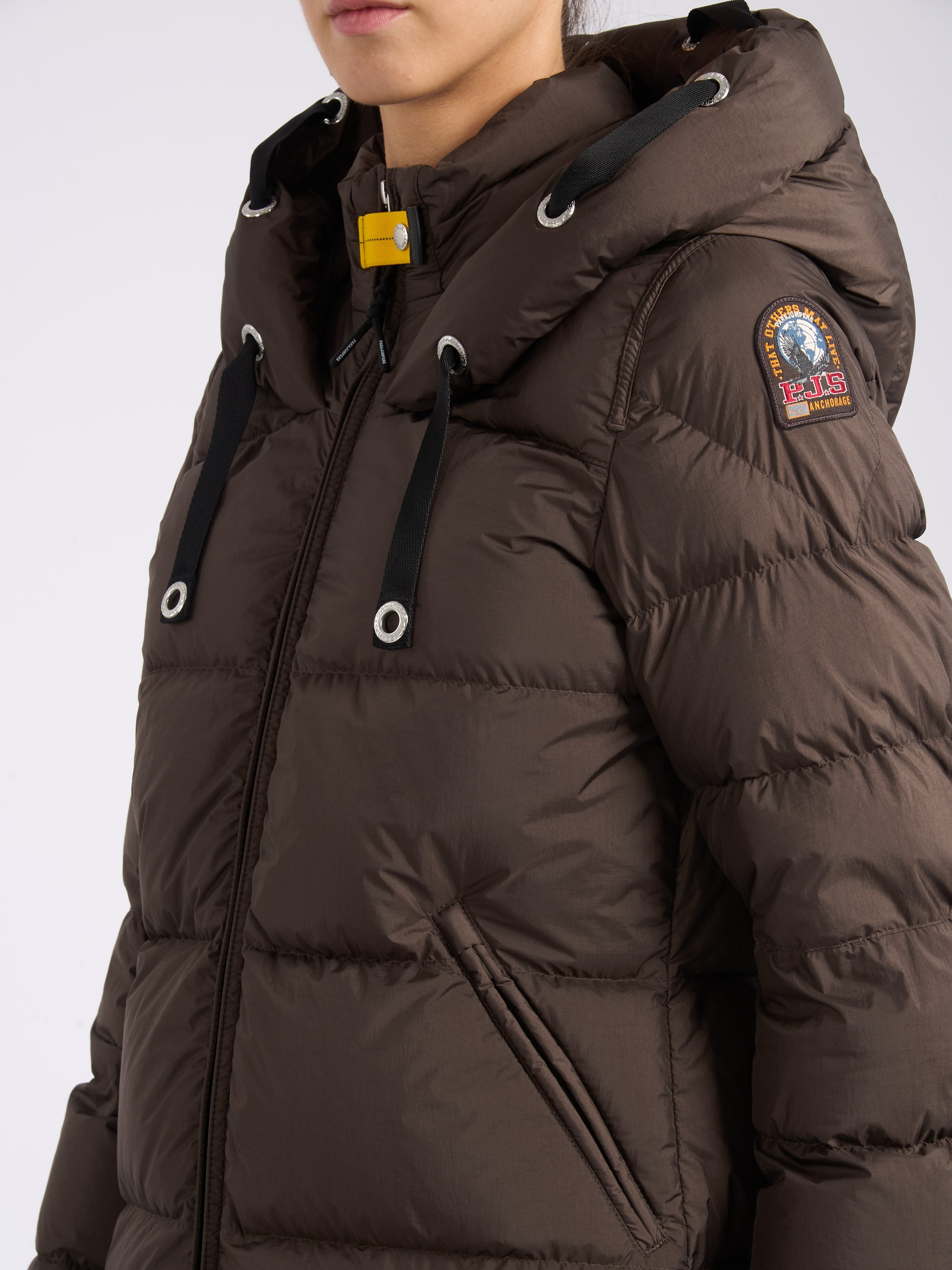 Parajumpers Down jacket in Brown Technical Fabric | H-Brands