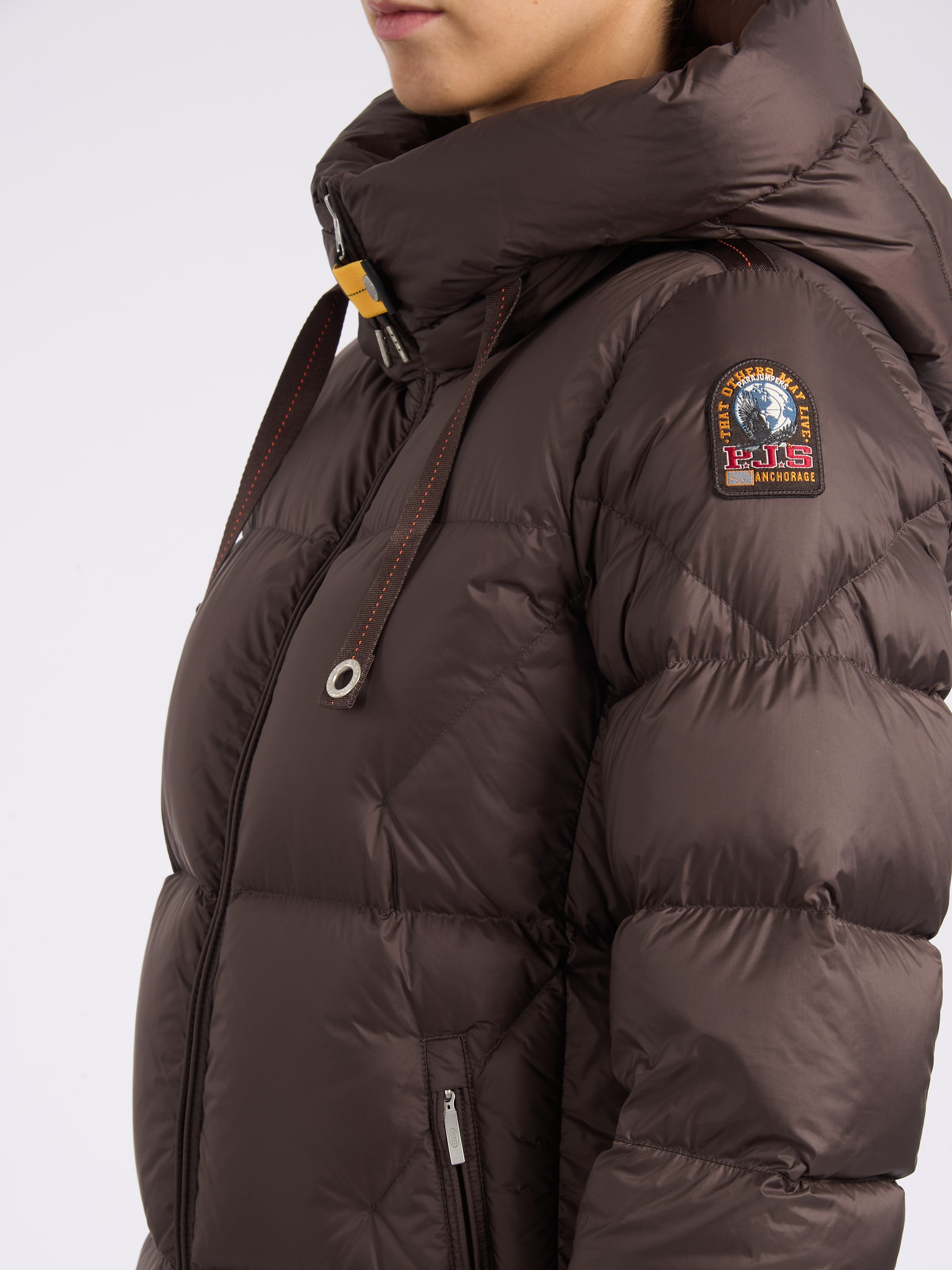 Parajumpers Down jacket in Brown Technical Fabric | H-Brands