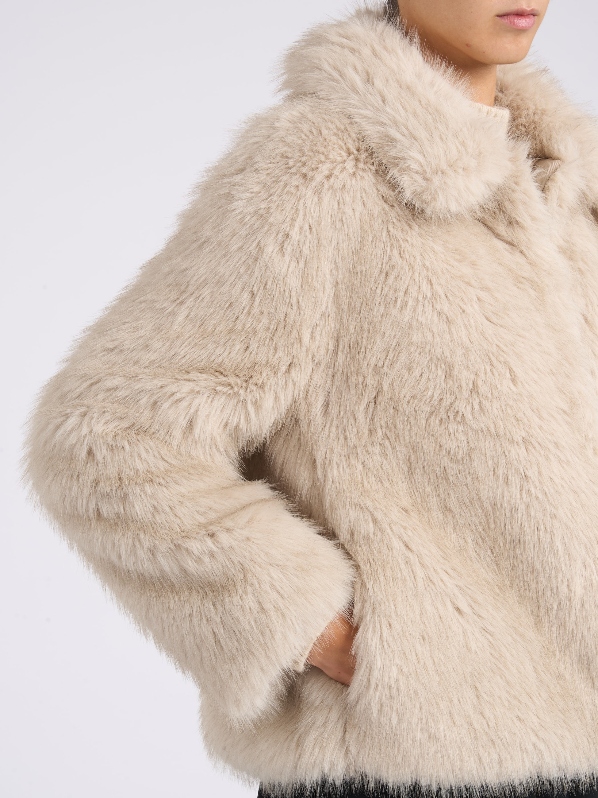 Weekend Max Mara Jacket in beige fabric | H-Brands