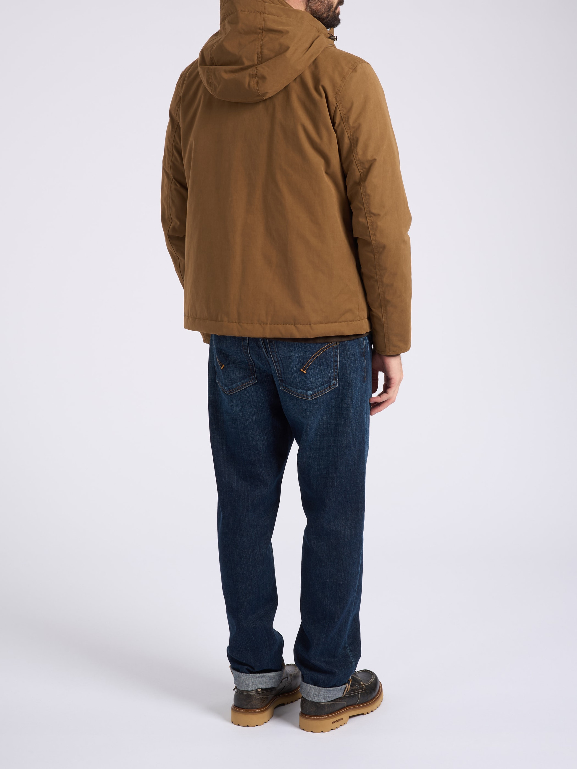 Woolrich Jacket in Brown Mountain Cloth | H-Brands