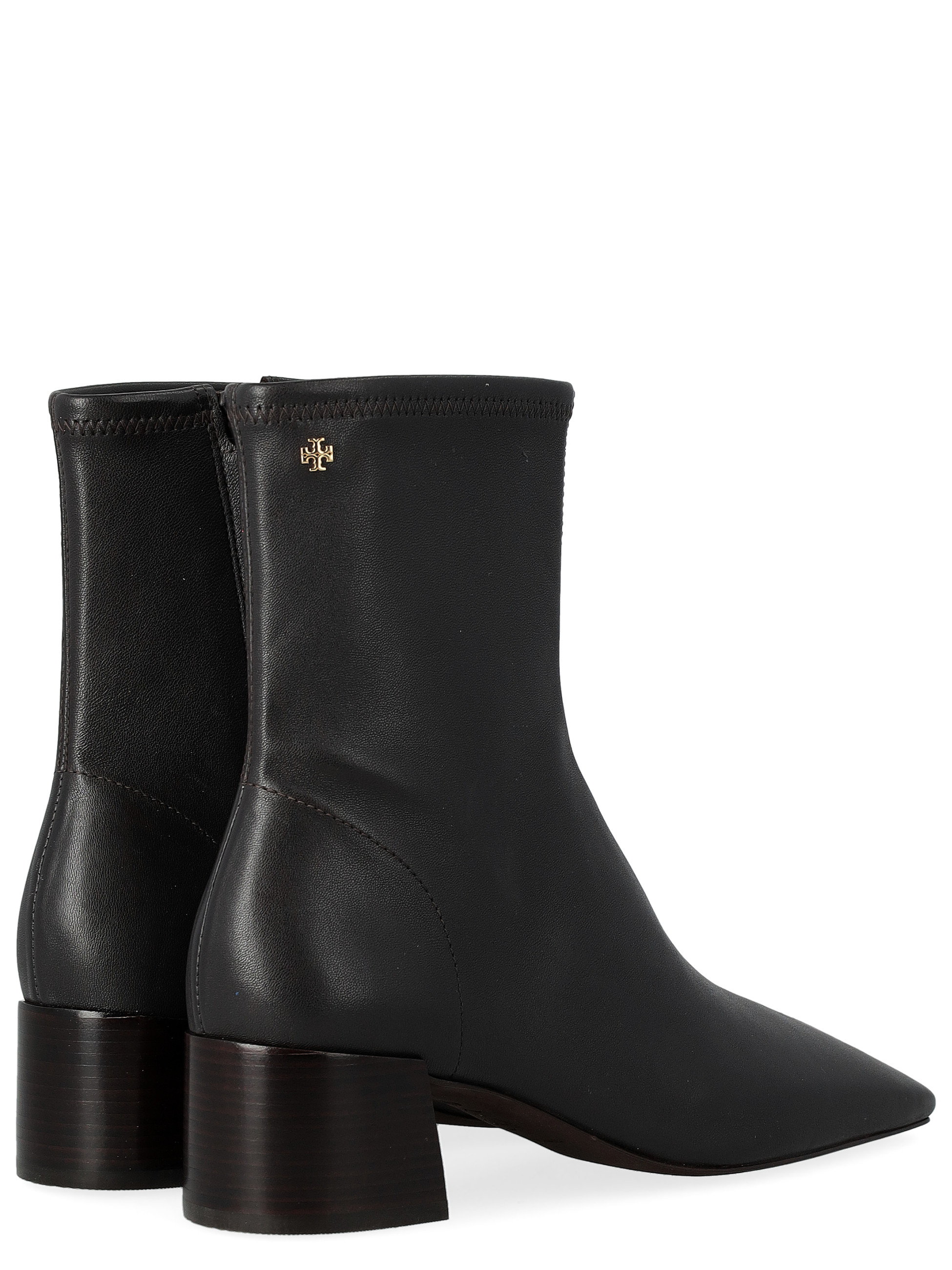 Tory Burch Black Stretch Tory Burch Ankle Boots | H-Brands
