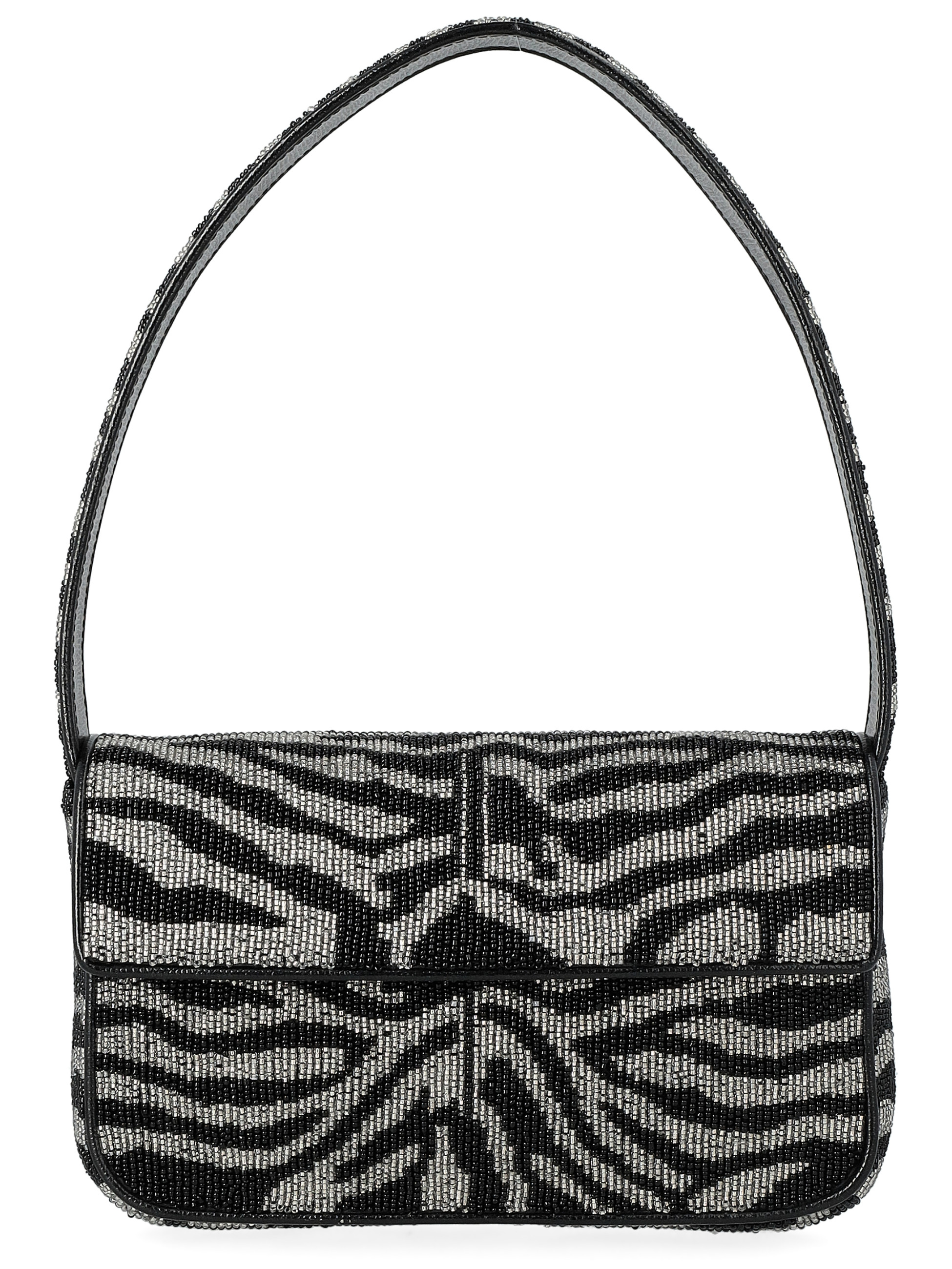 Bolsa Staud Tommy con cuentas blancas y negras  Bolsa Staud Tommy con cuentas blancas y negras