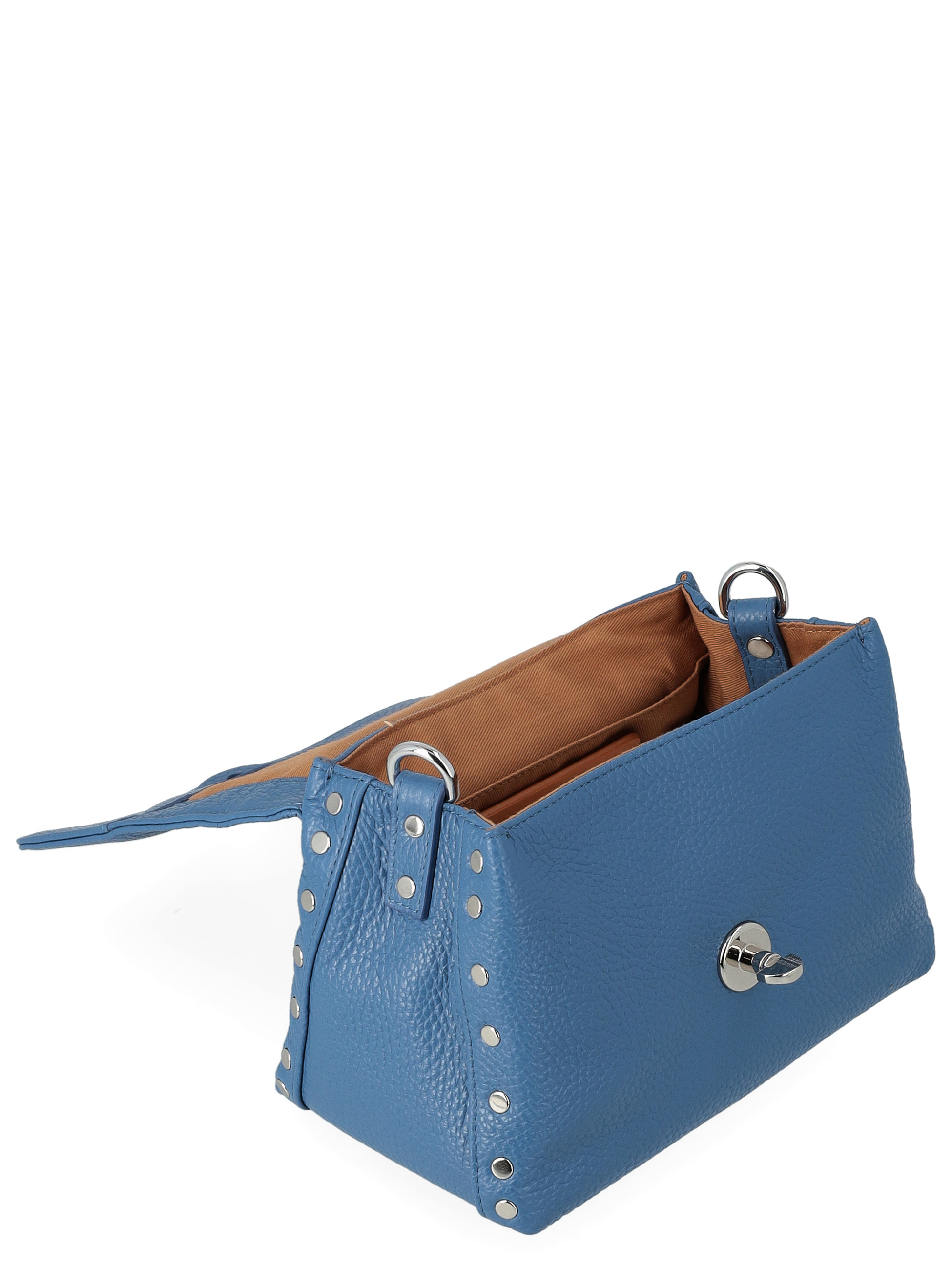 Zanellato Daily Baby Bag in Blue Embossed Leather | H-Brands