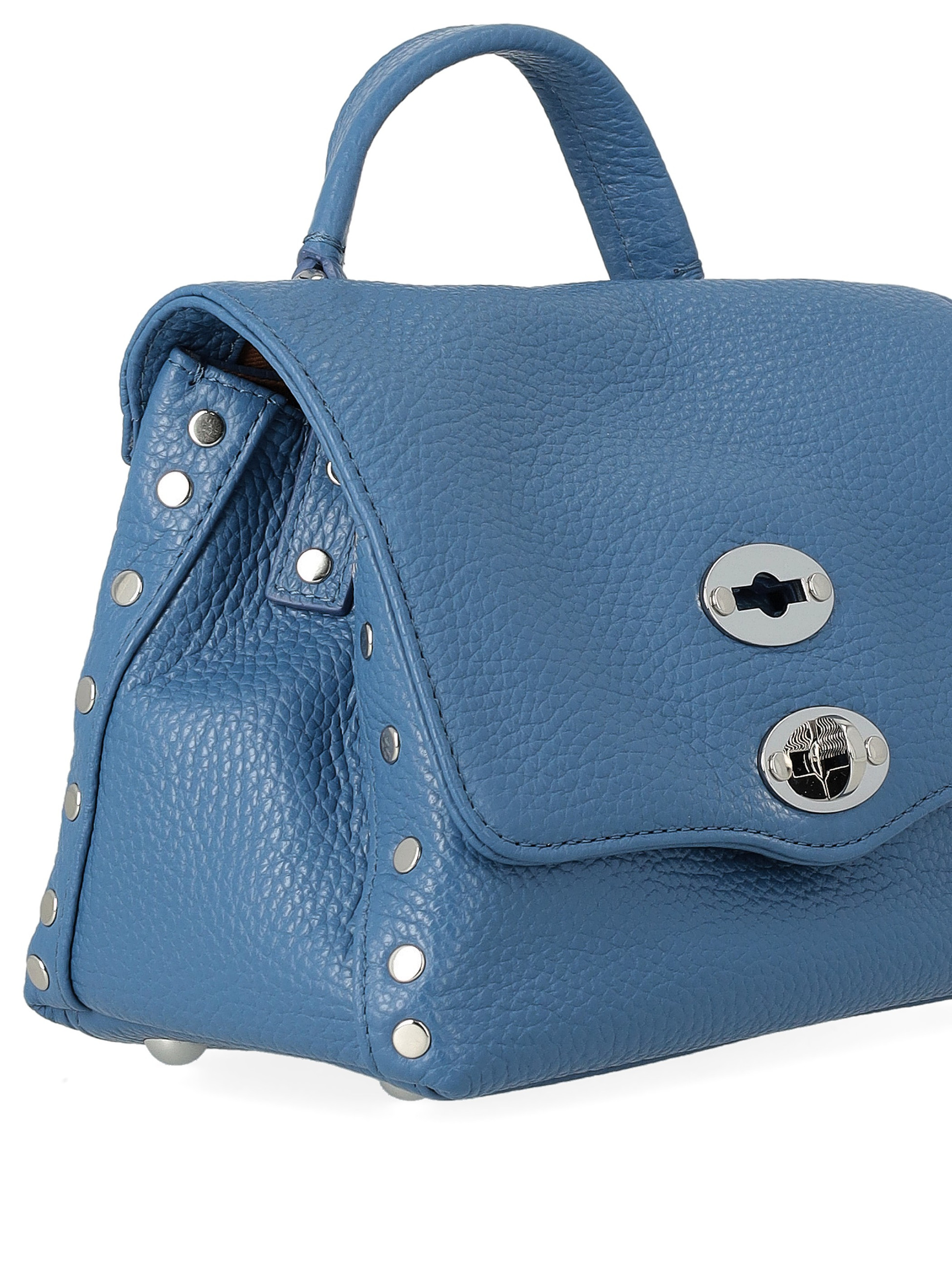 Zanellato Daily Baby Bag in Blue Embossed Leather | H-Brands