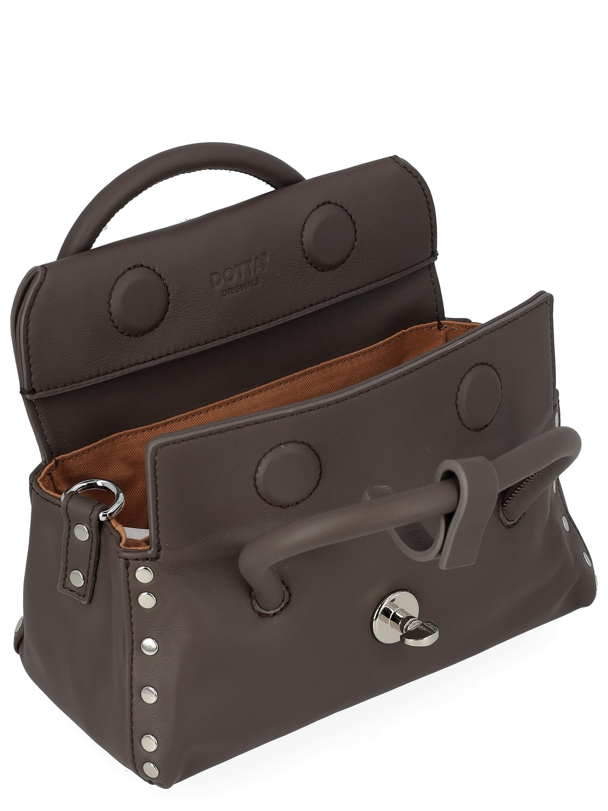 Zanellato Saeta Baby Brown Leather Bag | H-Brands