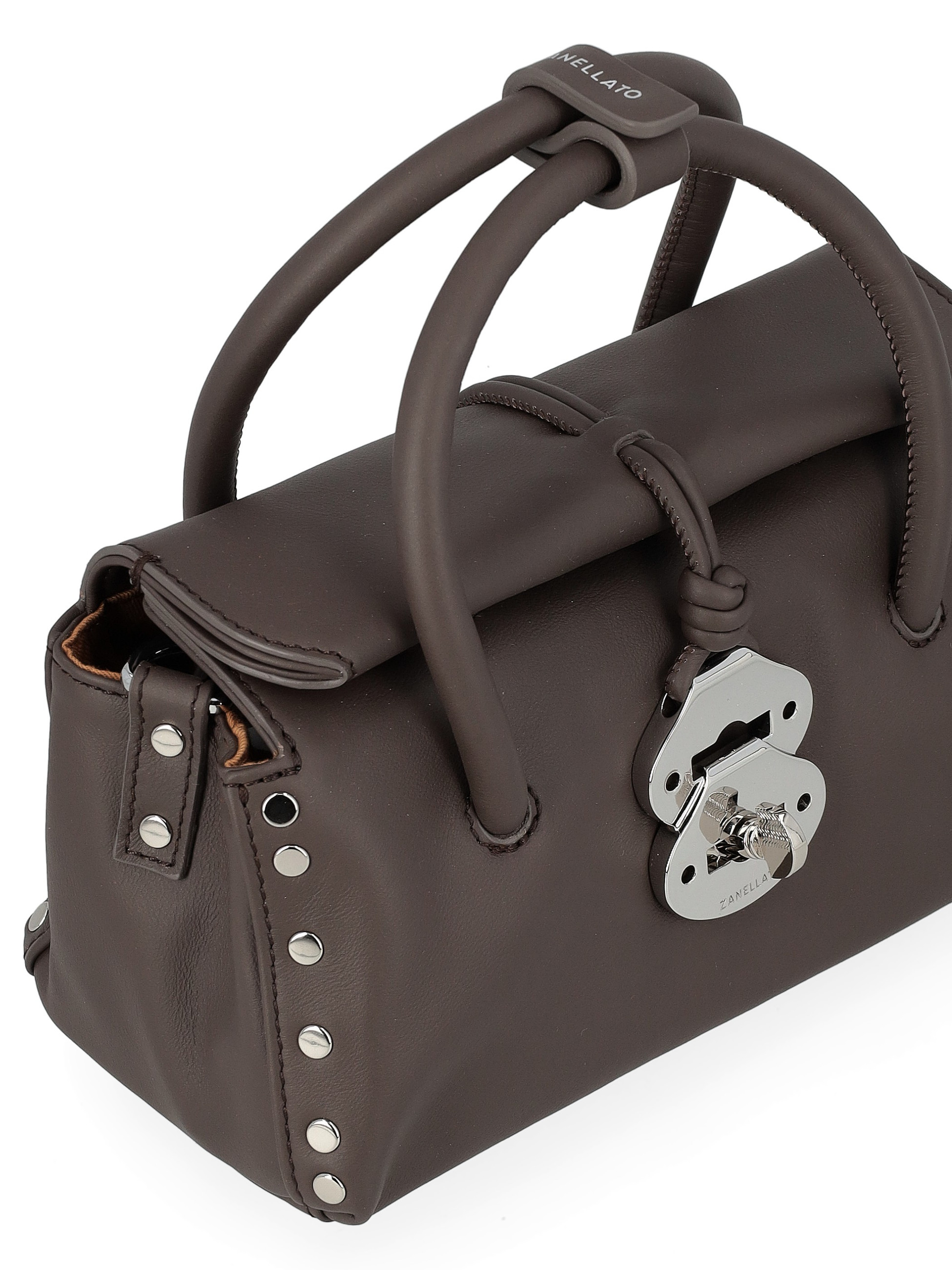 Zanellato Saeta Baby Brown Leather Bag | H-Brands