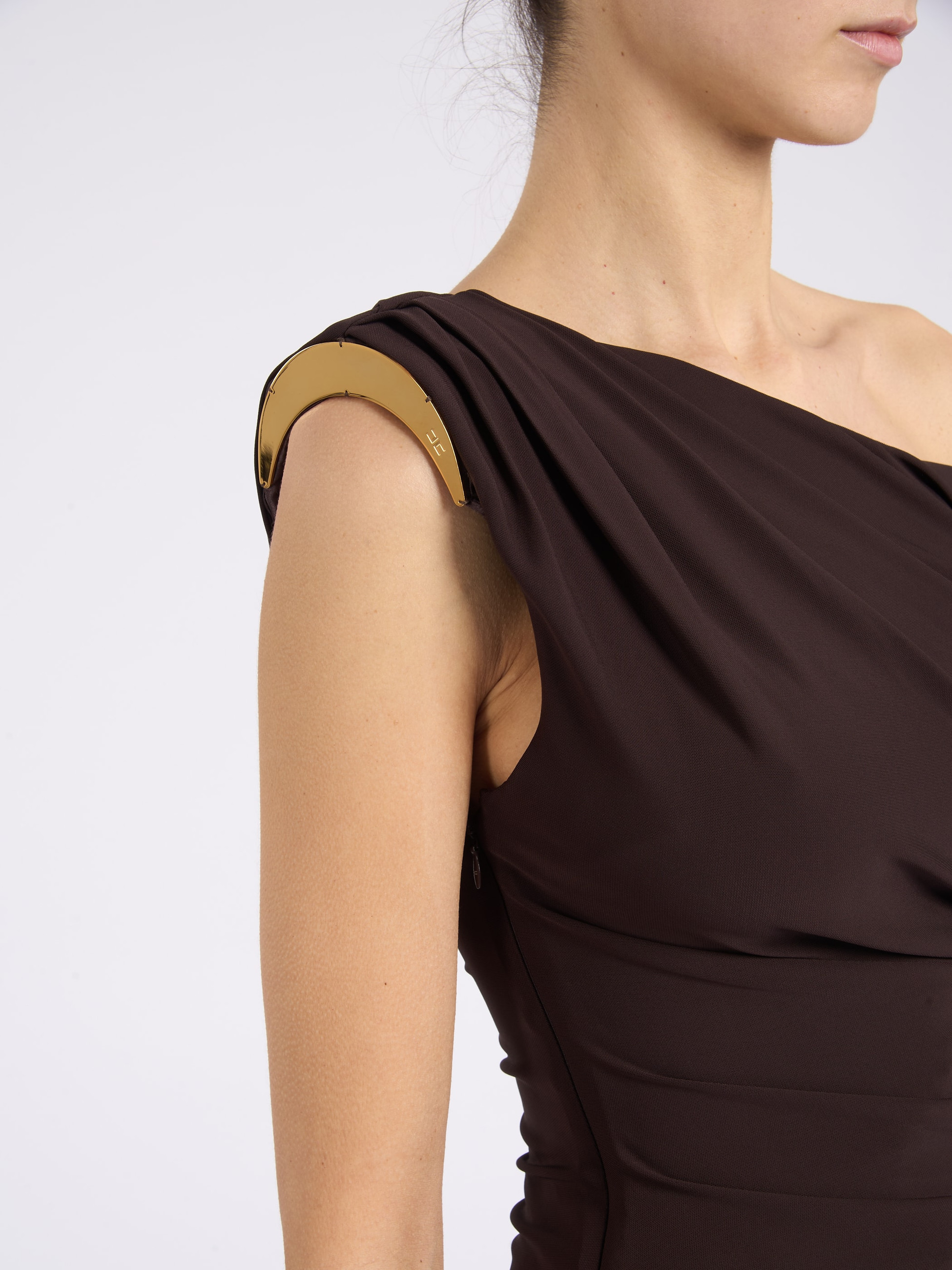 Elisabetta Franchi dress Elisabetta Franchi brown crêpe jersey | H