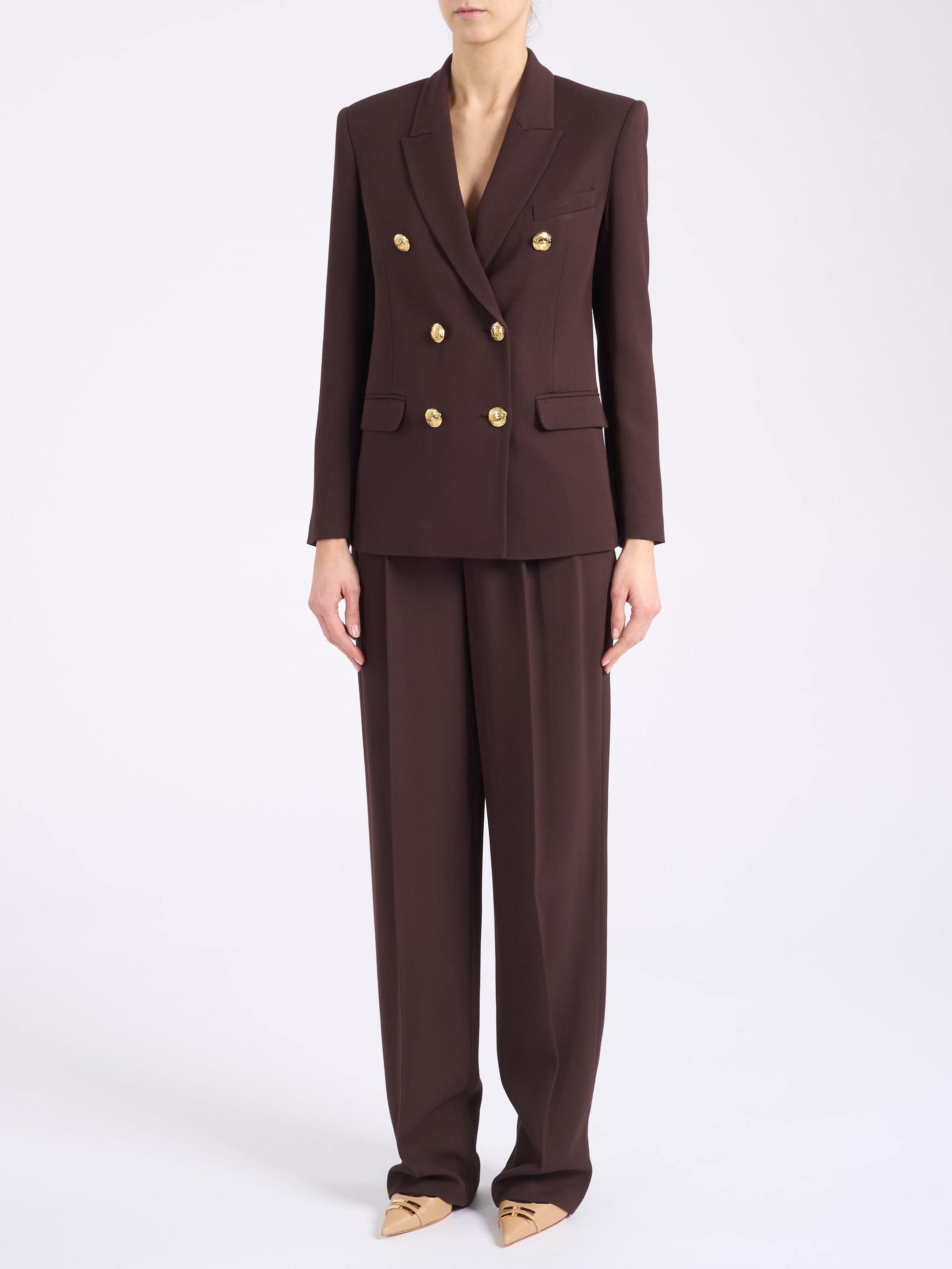 Elisabetta Franchi cocoa-colored Elisabetta Franchi jacket | H-Brands