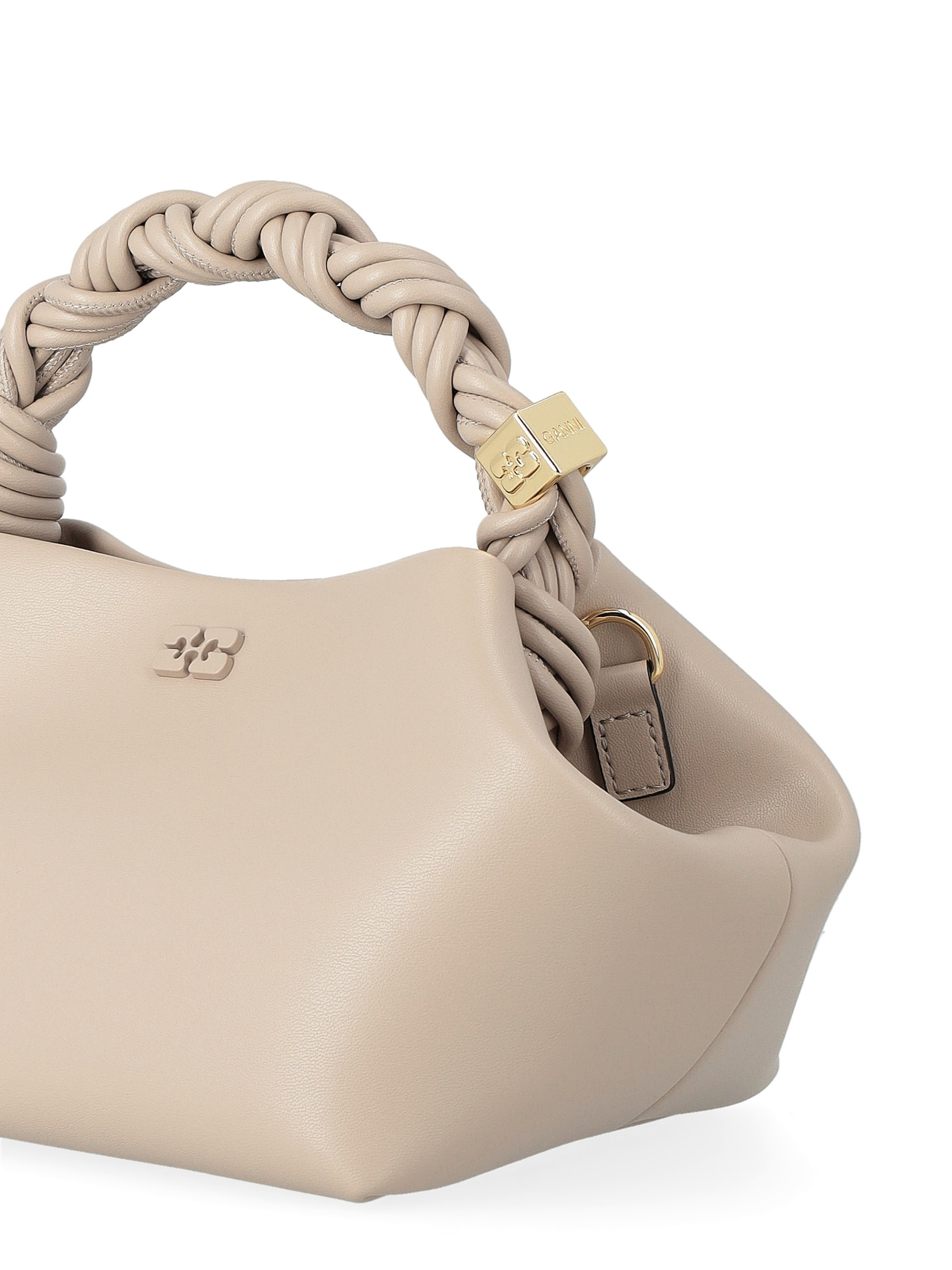 Ganni Bag Small in gray leather | H-Brands