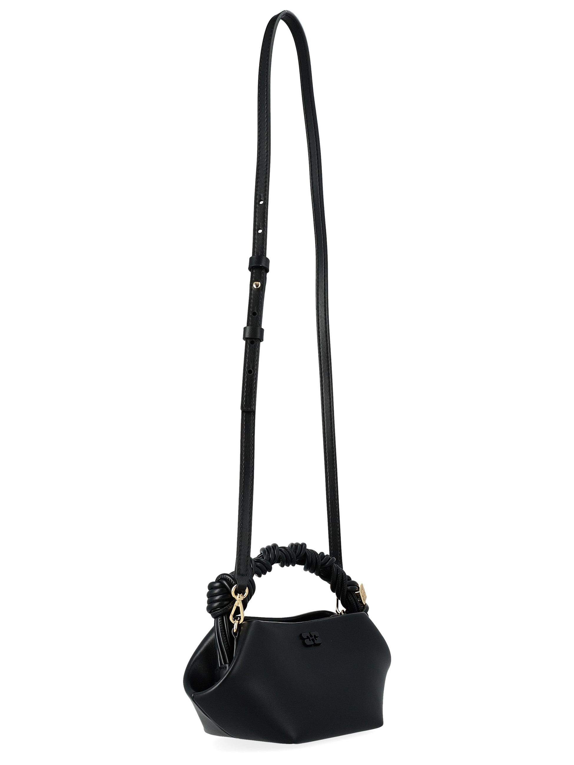Ganni Bag Mini in black leather | H-Brands