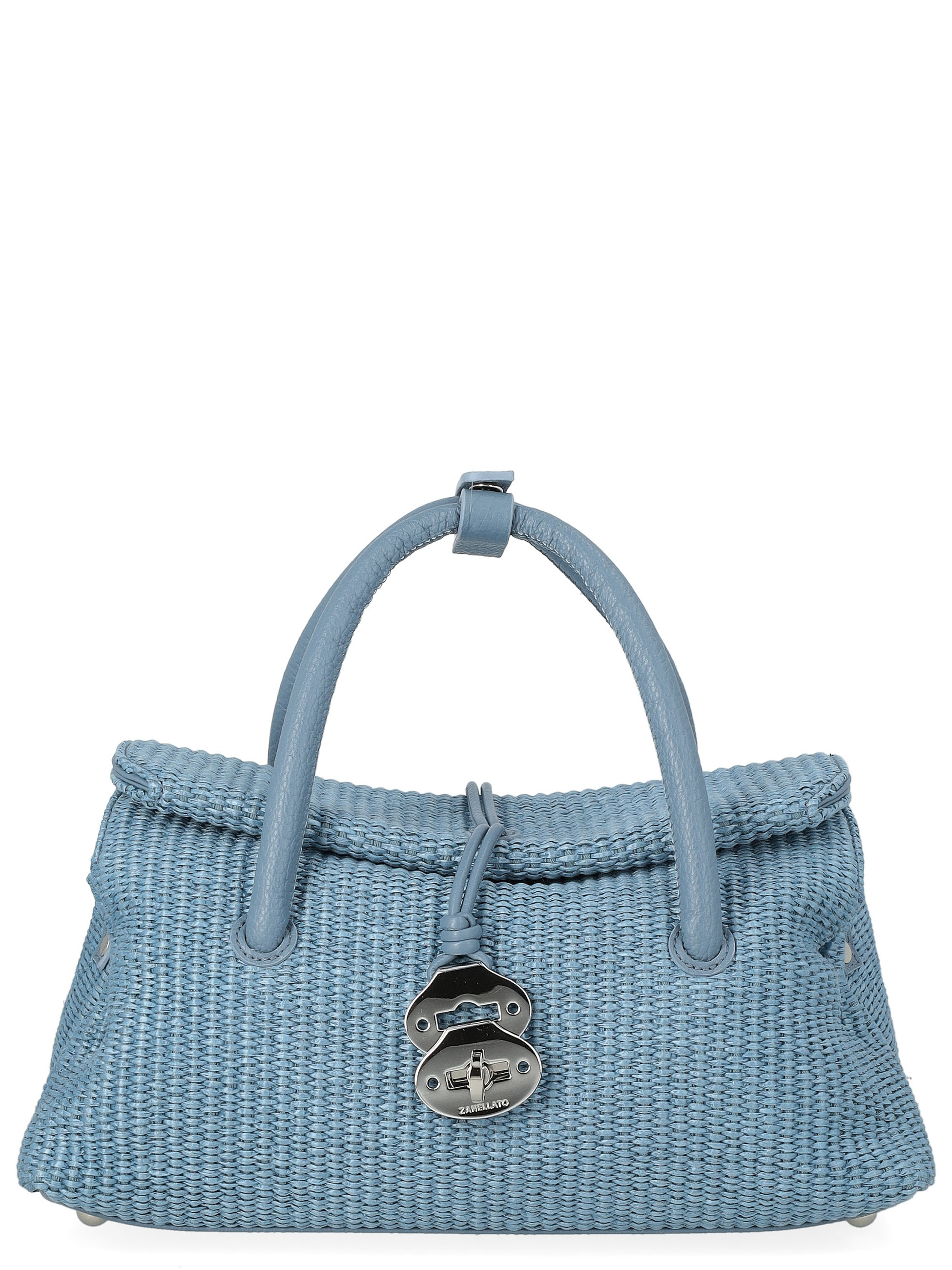 Zanellato Small Blue Wicker Bag | H-Brands