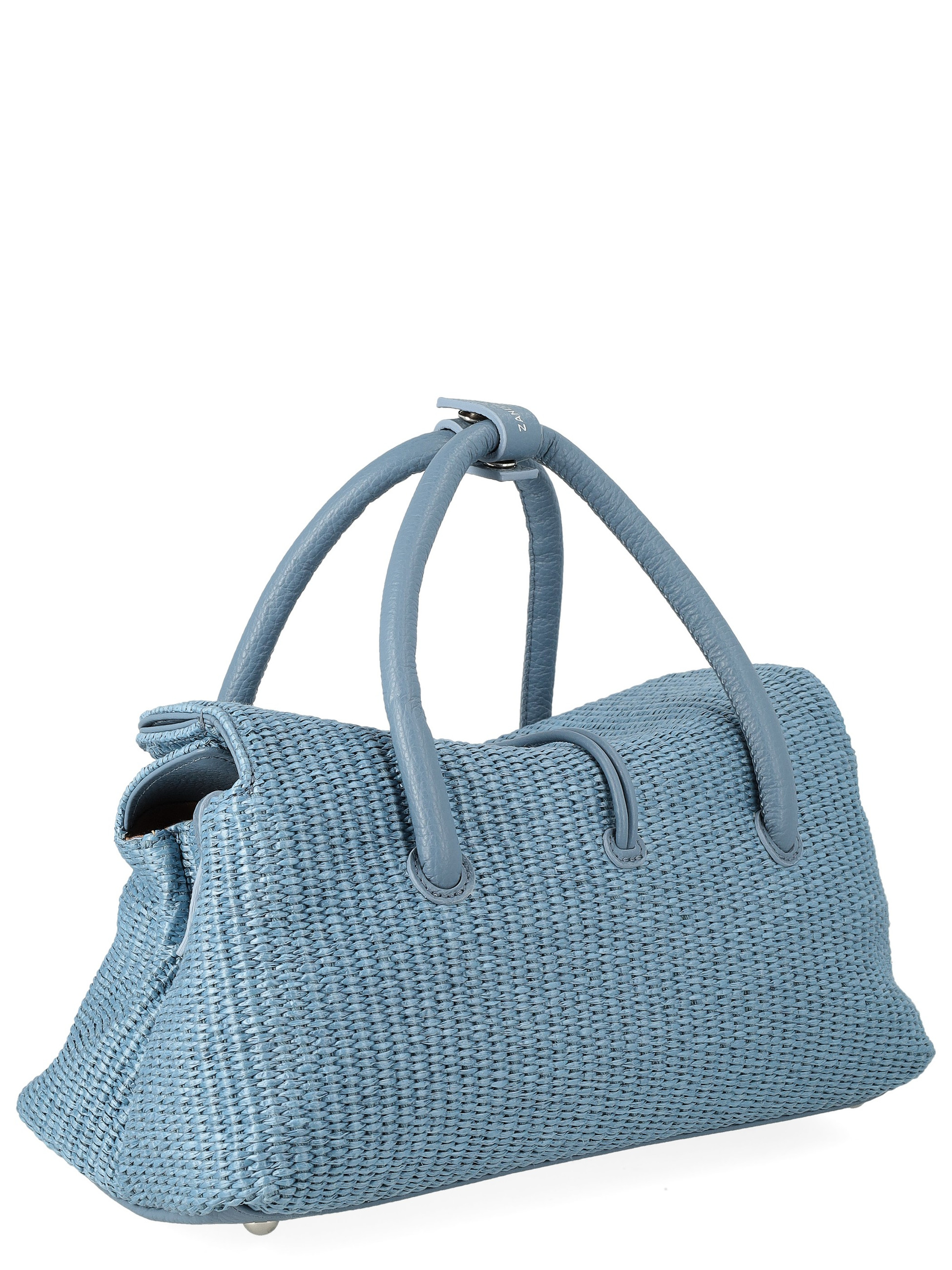 ZANELLATO ドラムバッグ Zanellato Small Blue Wicker Bag | H-Brands