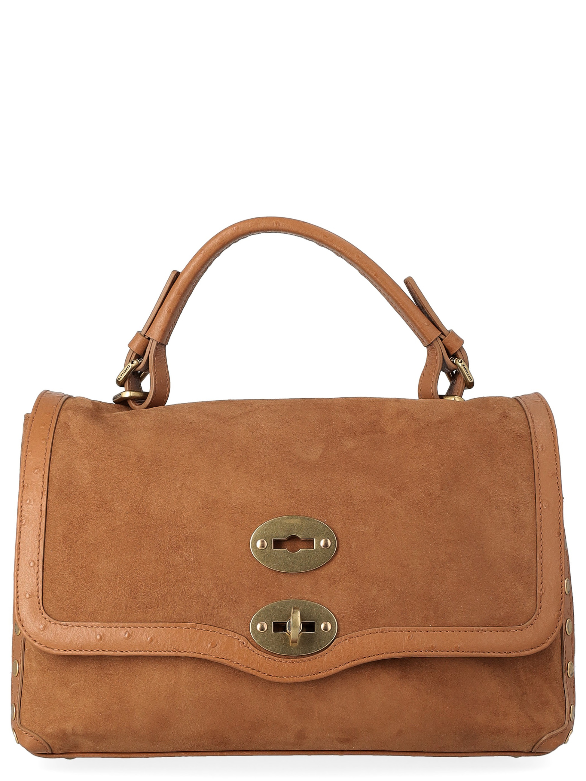 ZANELLATO ショルダーバッグ Zanellato Small Bag in Brown Cactus & Zashmere Leather | H-Brands