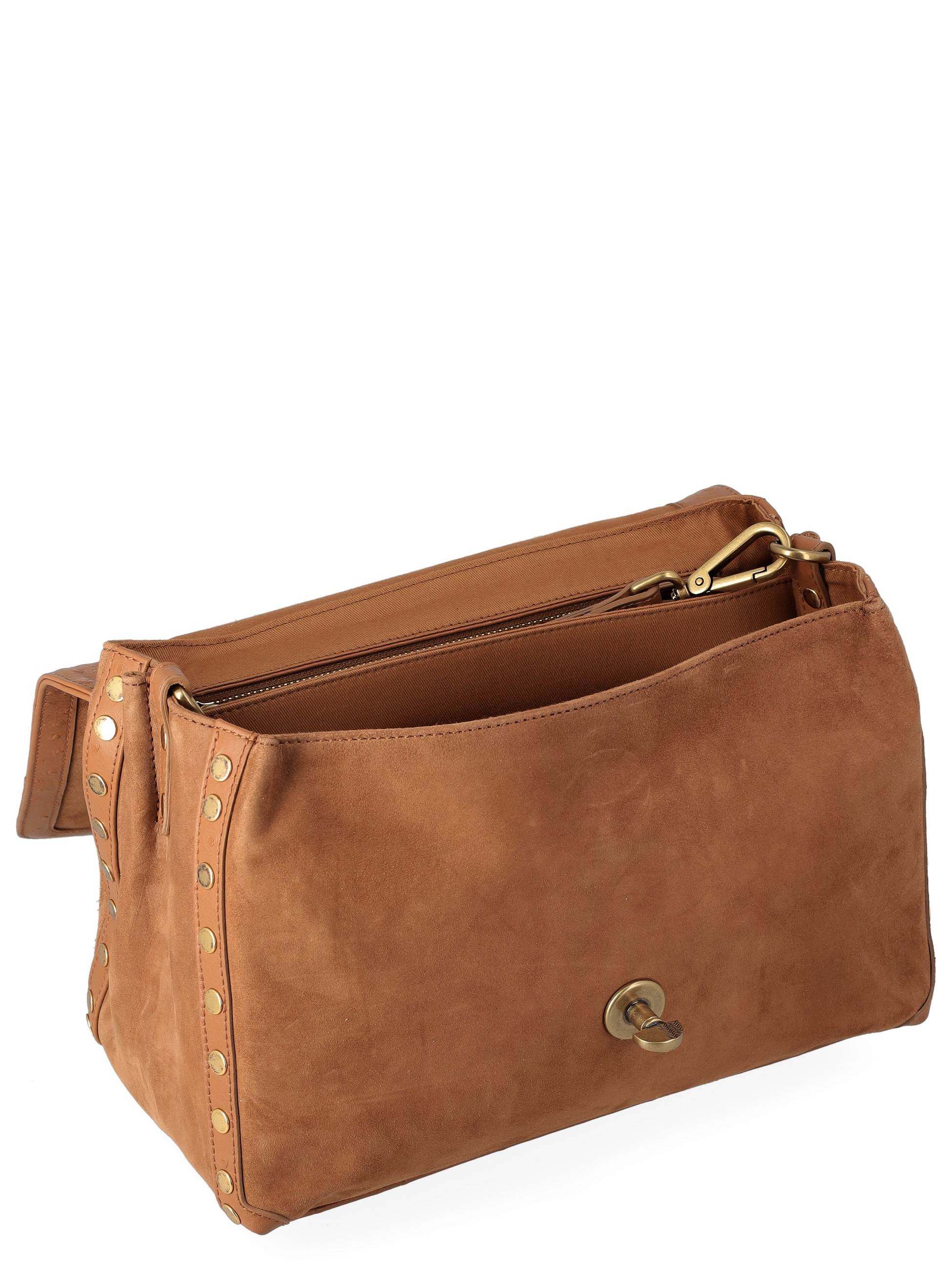 Zanellato Small Bag in Brown Cactus & Zashmere Leather | H-Brands