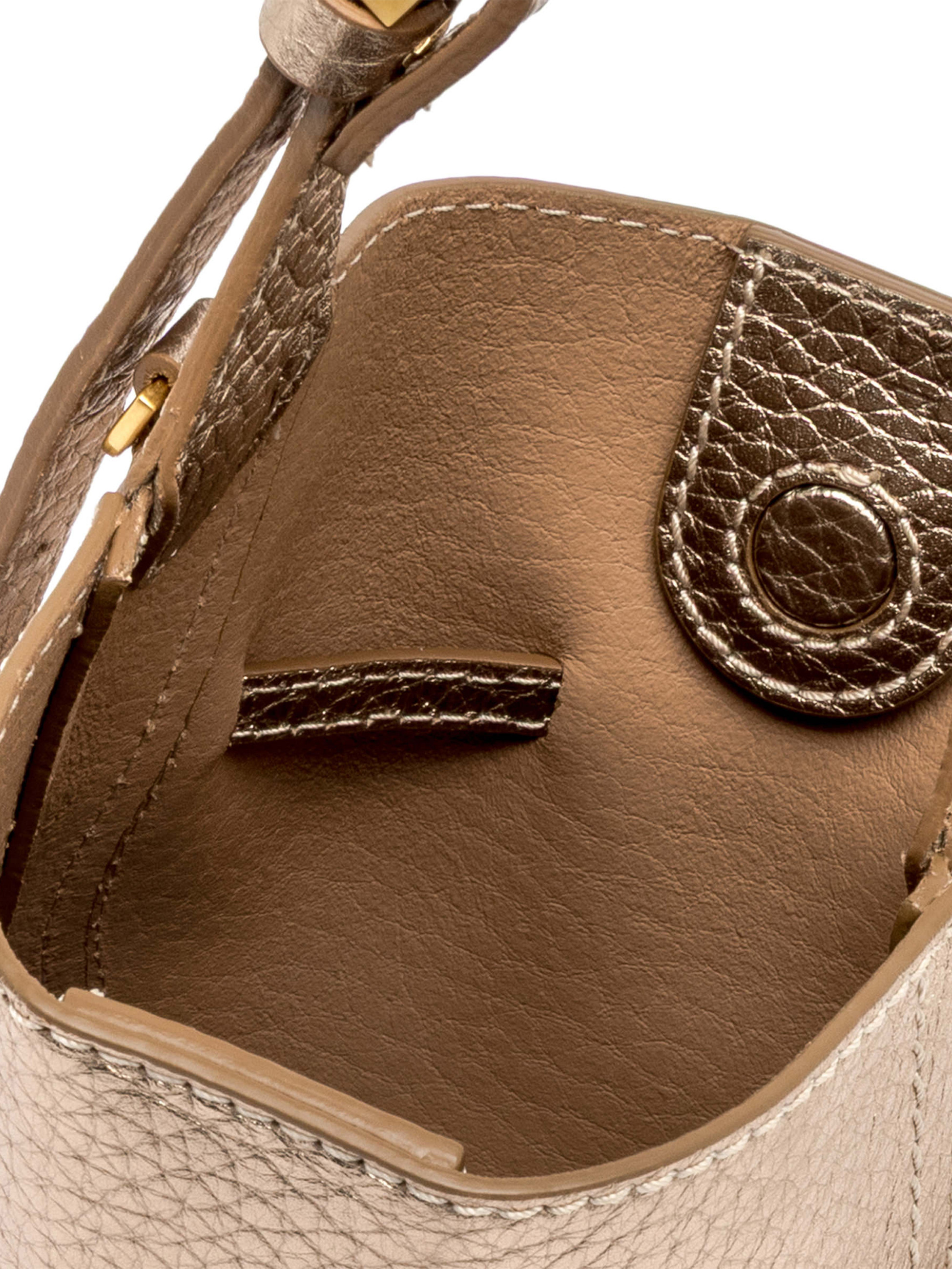 Gianni Chiarini Handbag in Bronze-Colored Leather | H-Brands