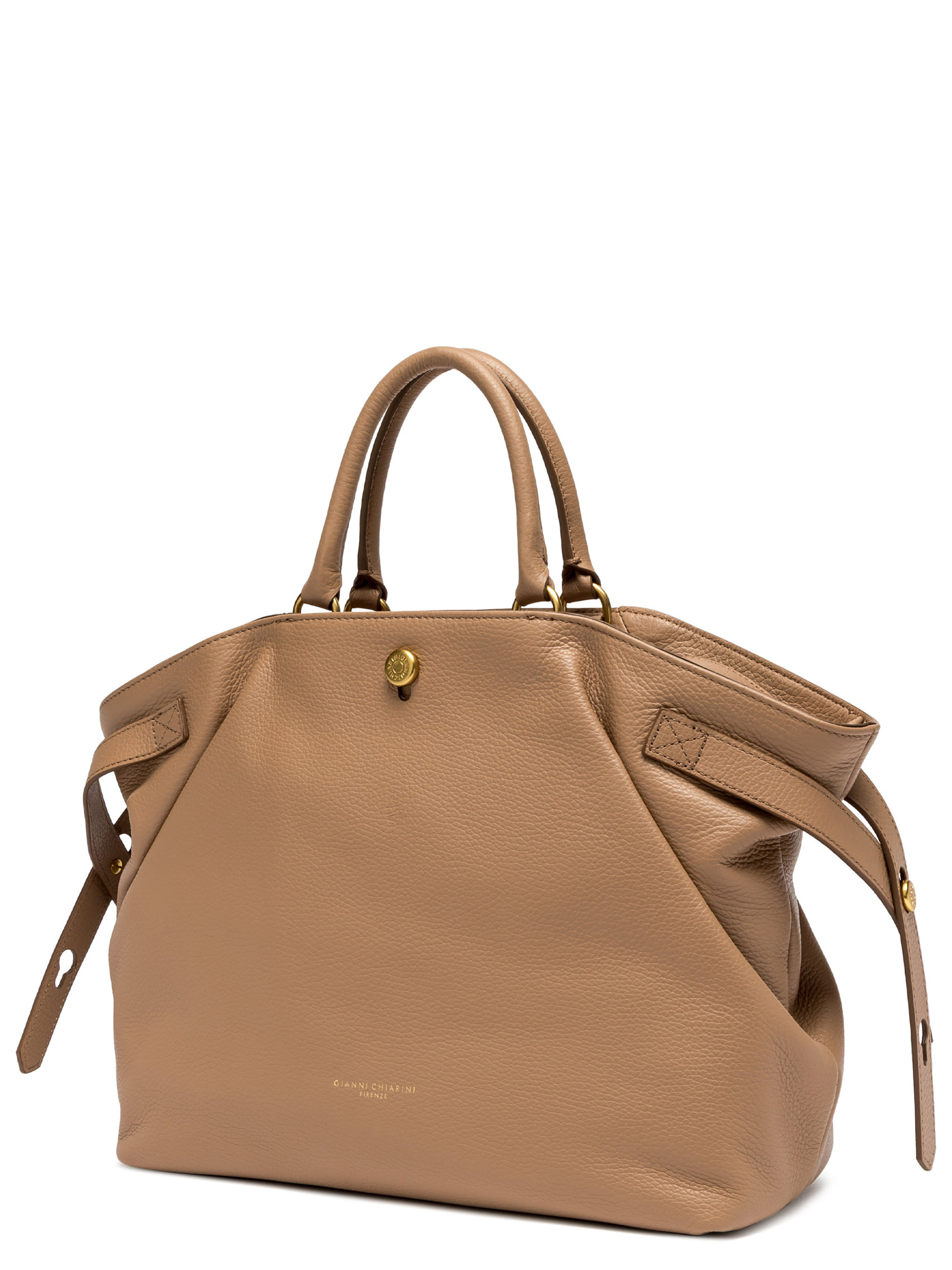 Gianni Chiarini Handbag in Brown Embossed Leather | H-Brands