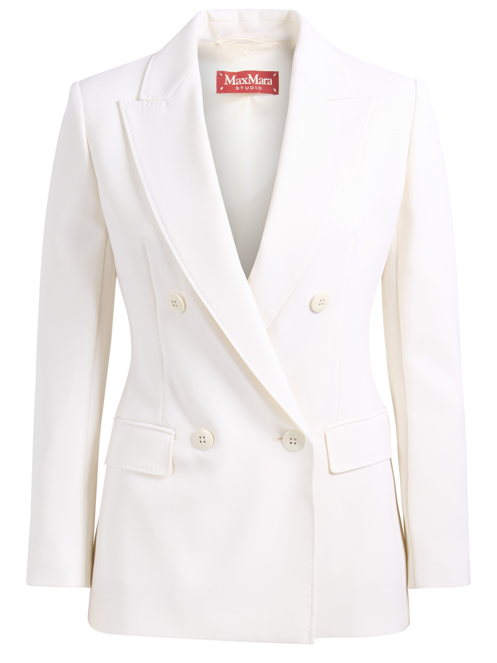 Max Mara Studio White Wool Blazer | H-Brands
