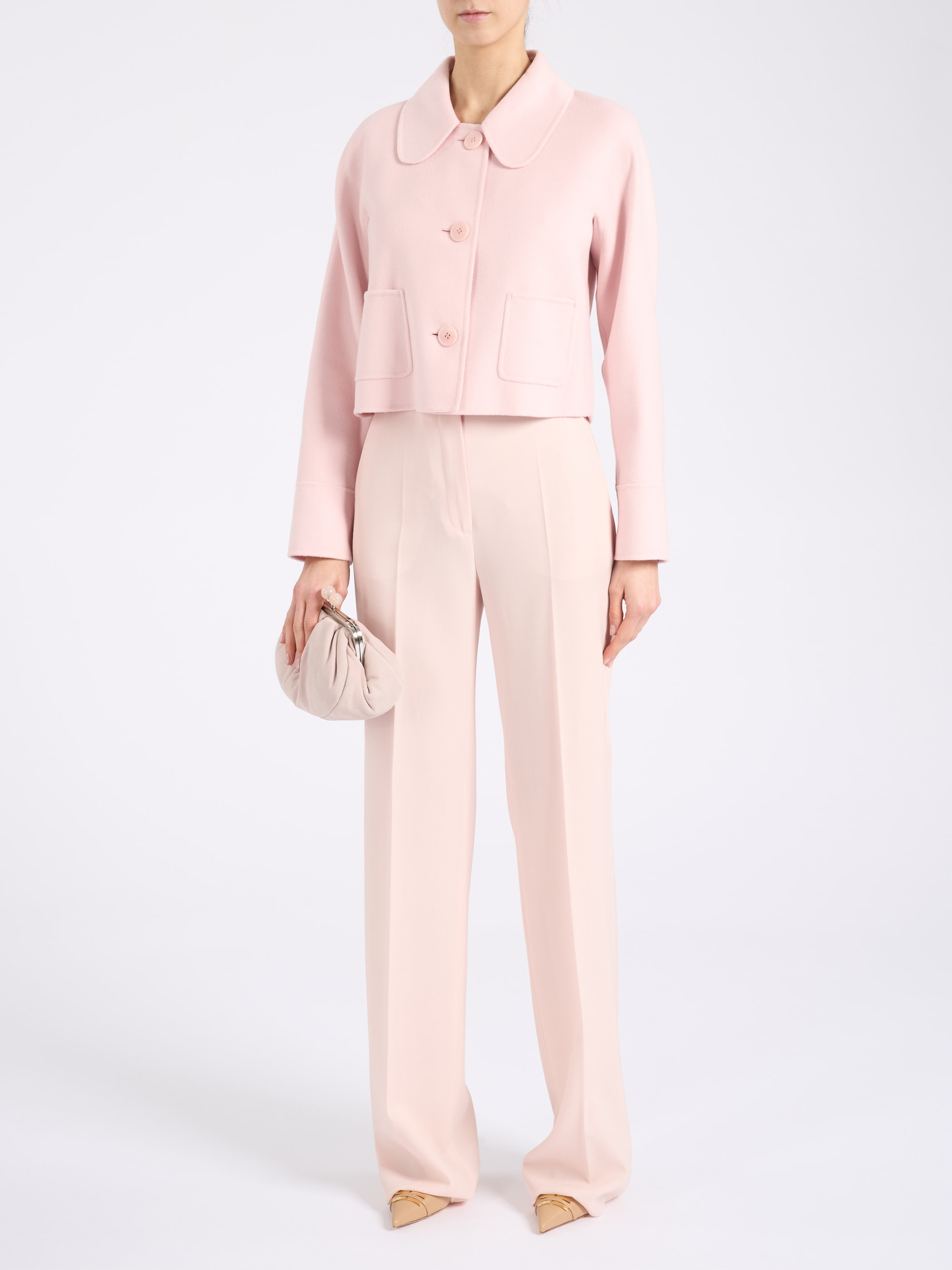 Max Mara Studio Jacket in Pink Wool | H-Brands
