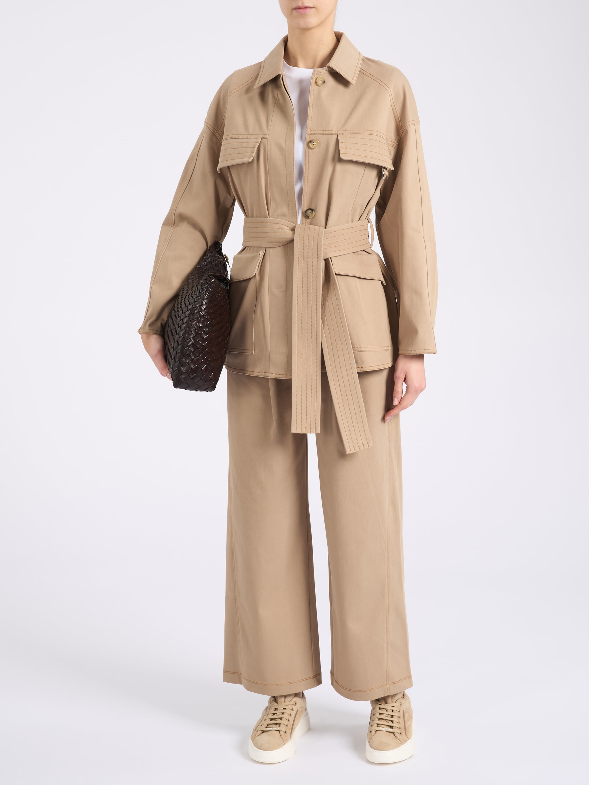 Max Mara MM Beige Cotton Jacket | H-Brands