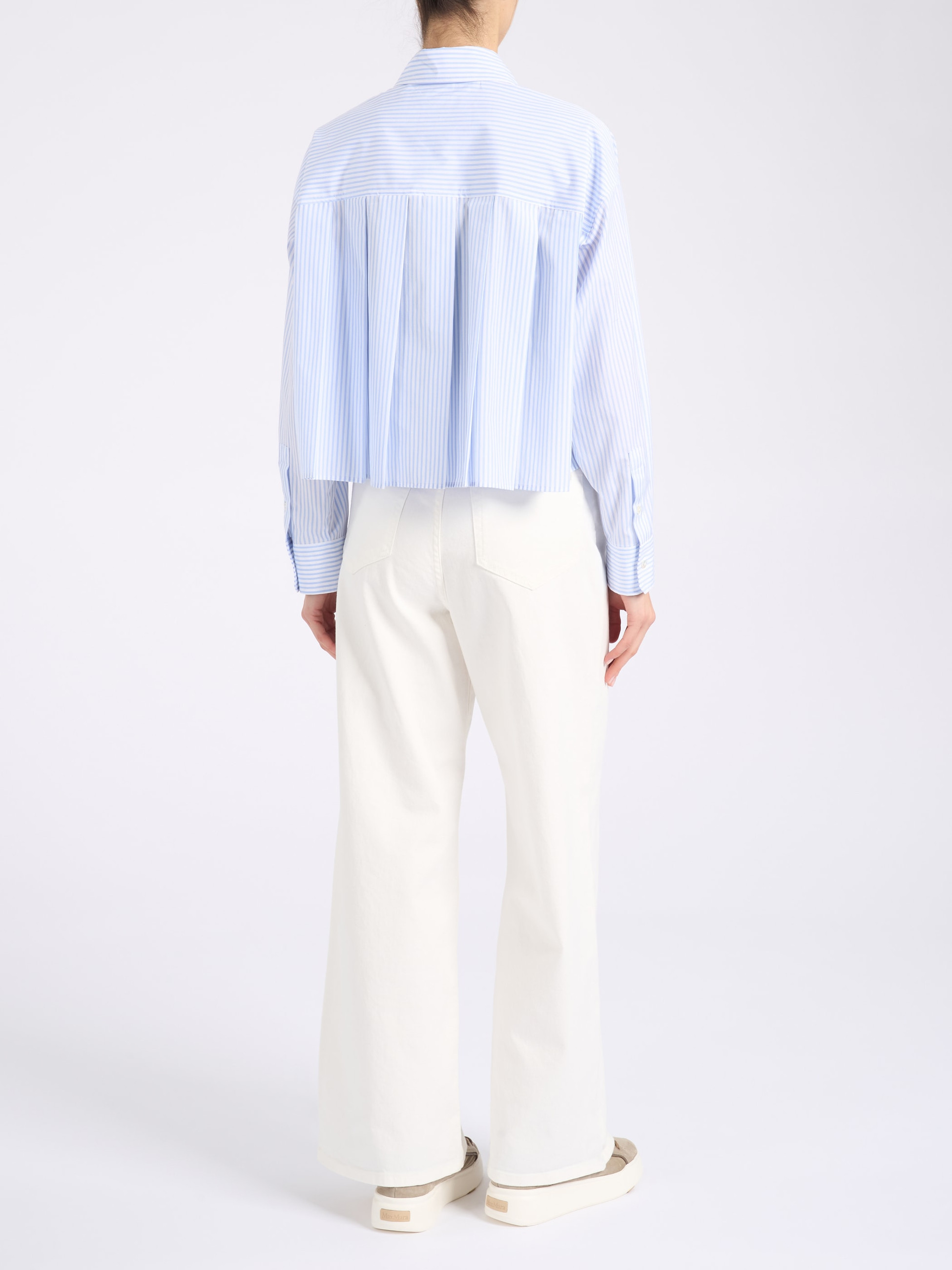 Weekend Max Mara Pants in white cotton | H-Brands