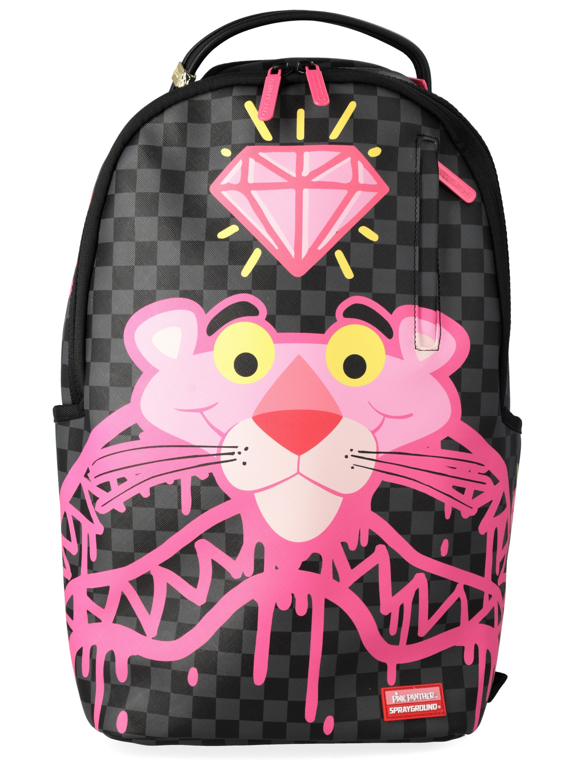 Sprayground Panter Backpack in Black Vegan Leather | H-Brands