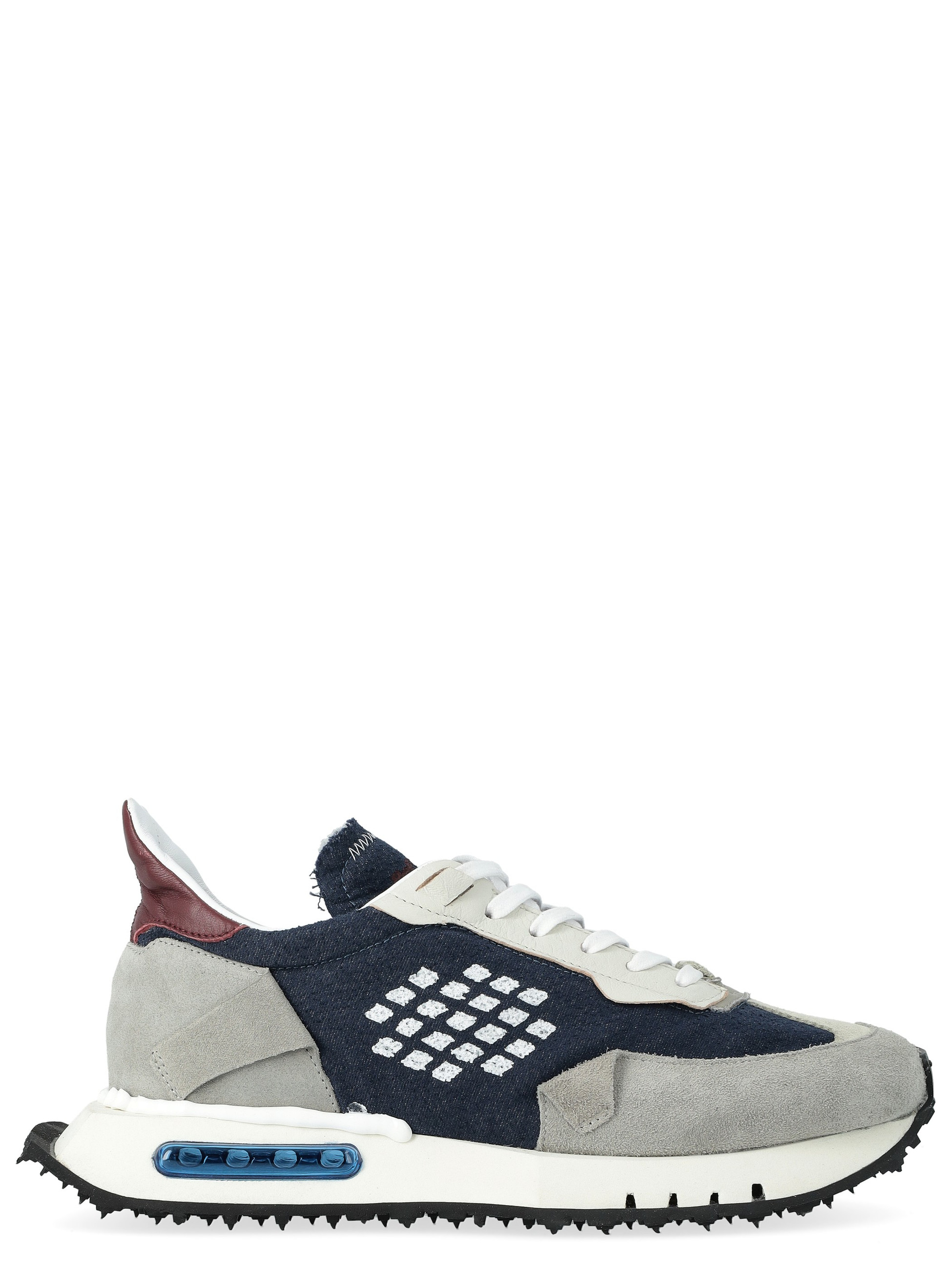 Sneaker Space Race Iconic Canvas aus blauem Leder 