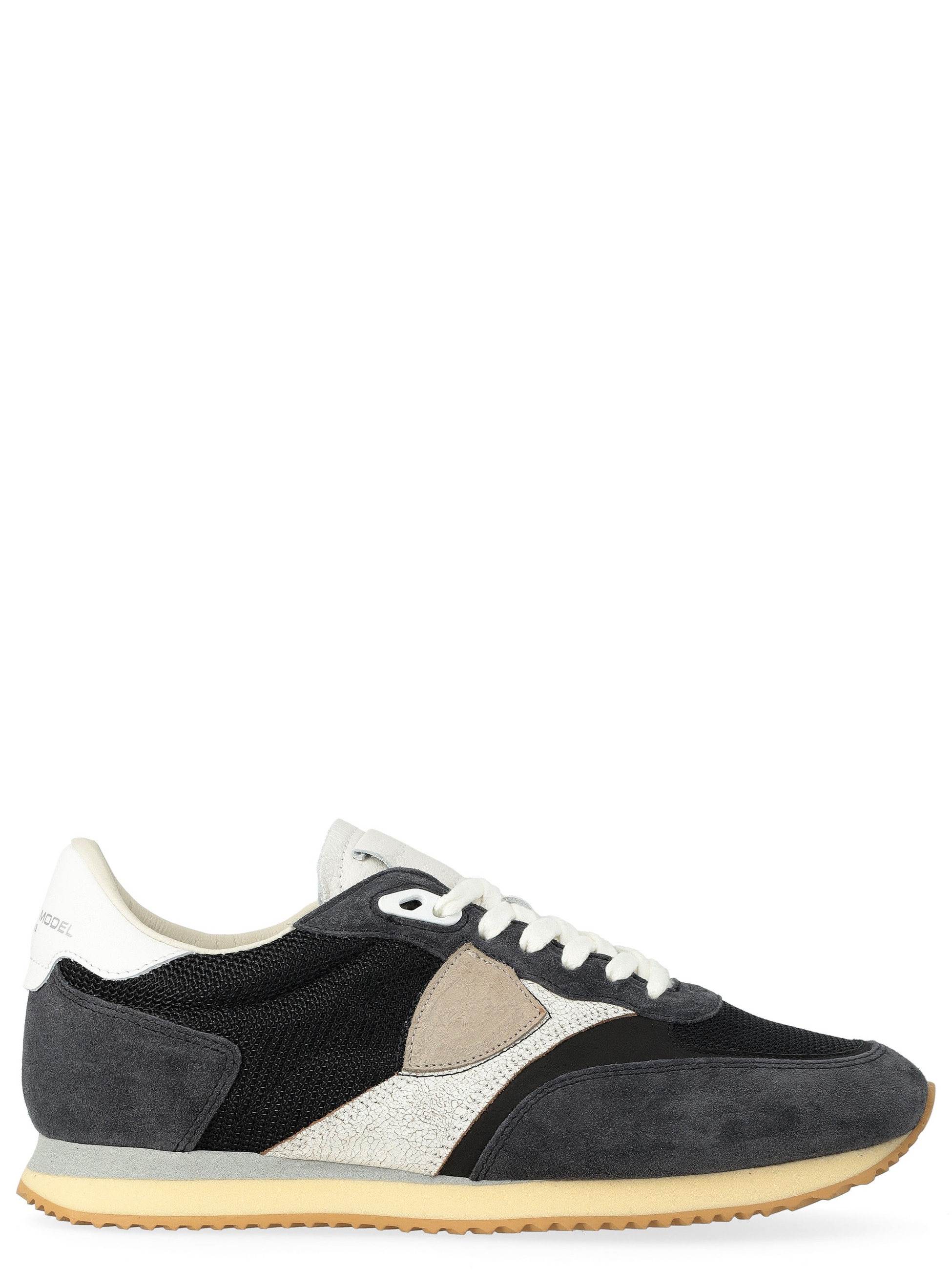 Zapatilla Philippe Model en malla y ante negro