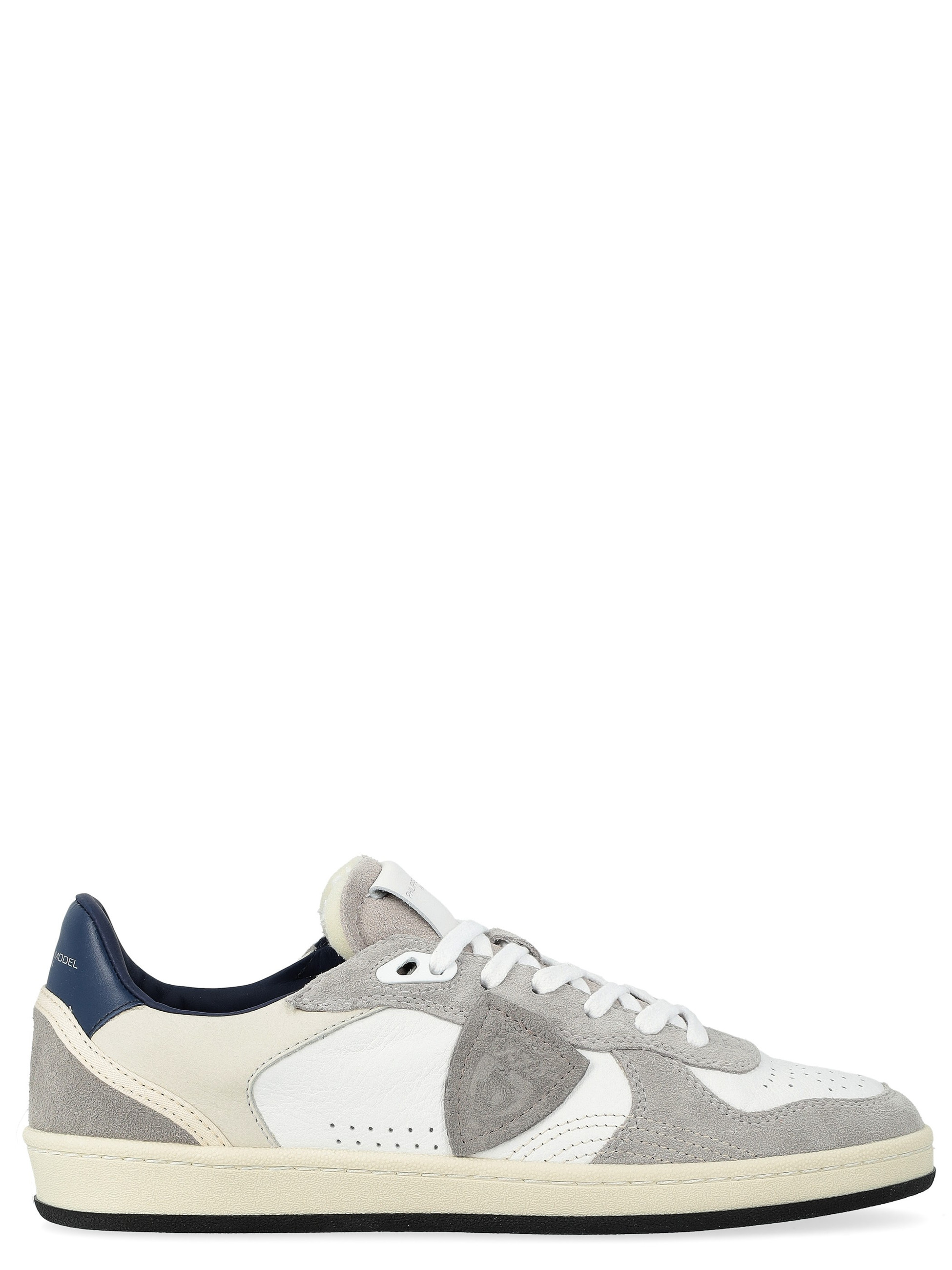 Philippe Model sneakers in white and gray leather and suede | H-Brands