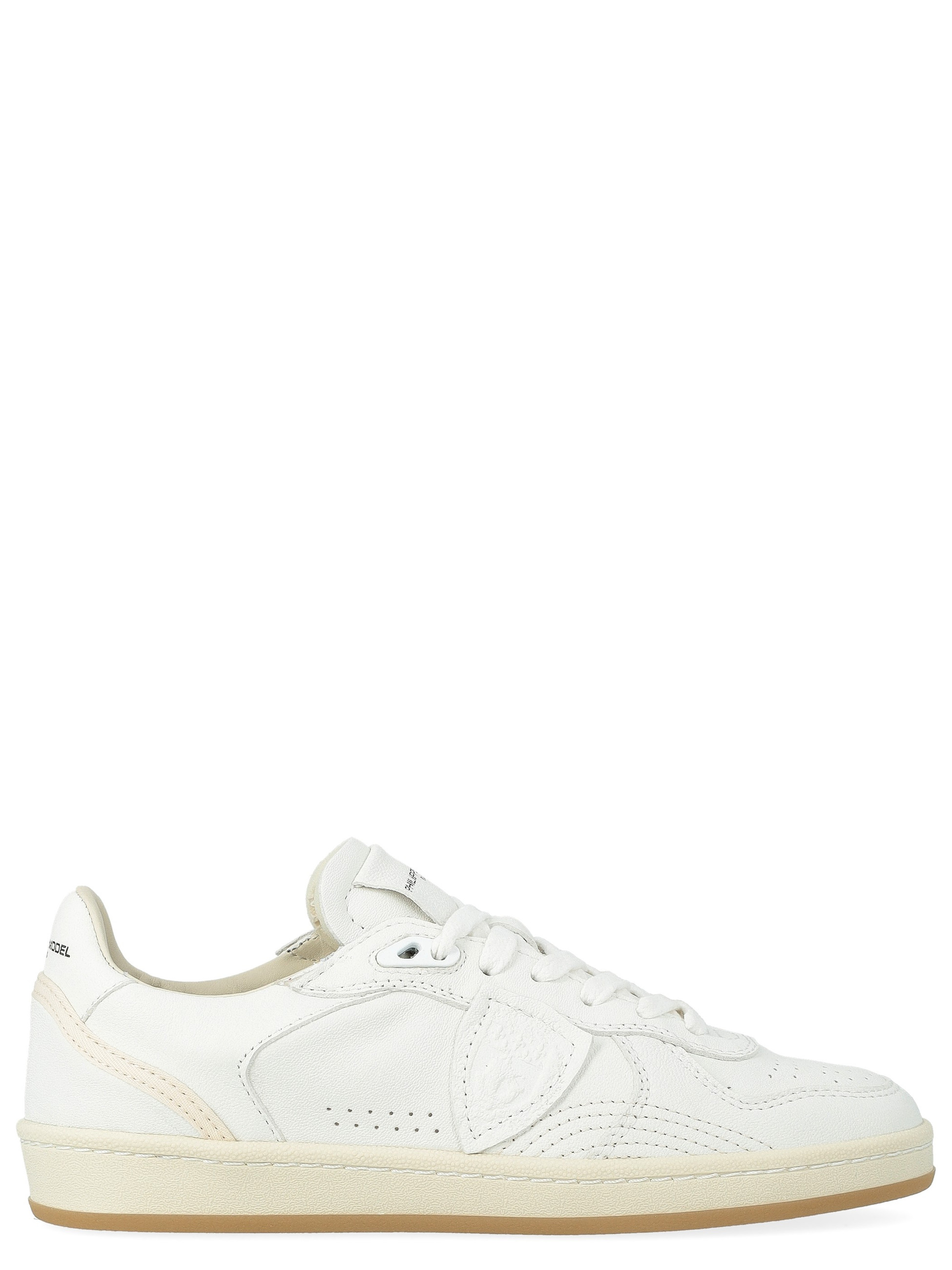 Zapatilla Philippe Model en piel blanca