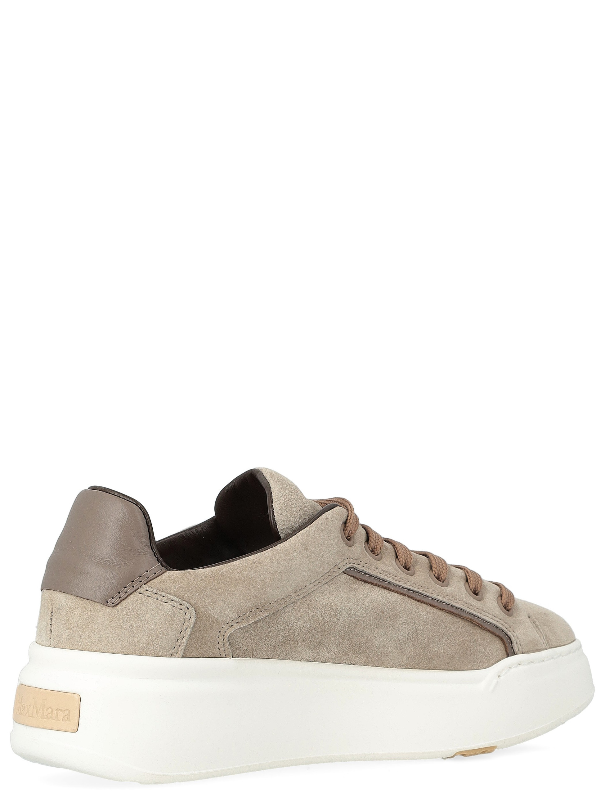 Max Mara Mxasupersuede sneakers in mud-colored suede | H-Brands