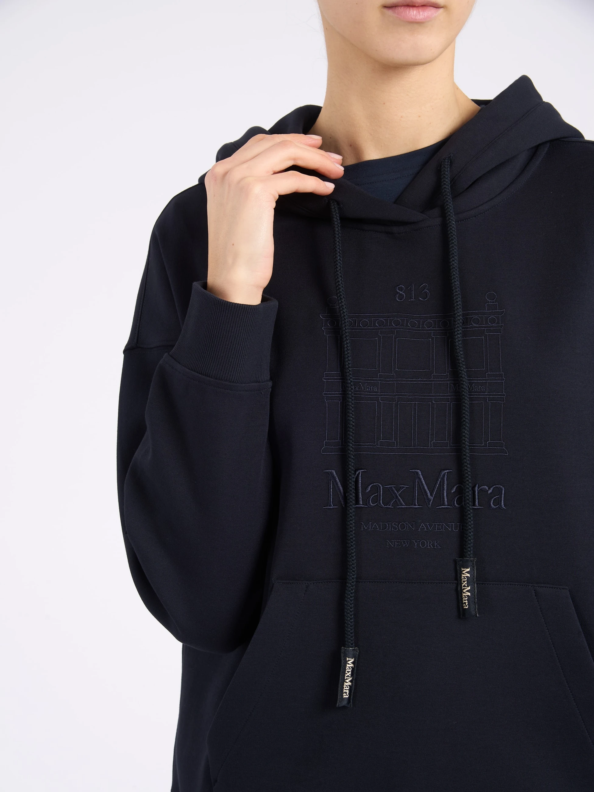 S Max Mara Sweatshirt in Blue Technical Jersey | H-Brands