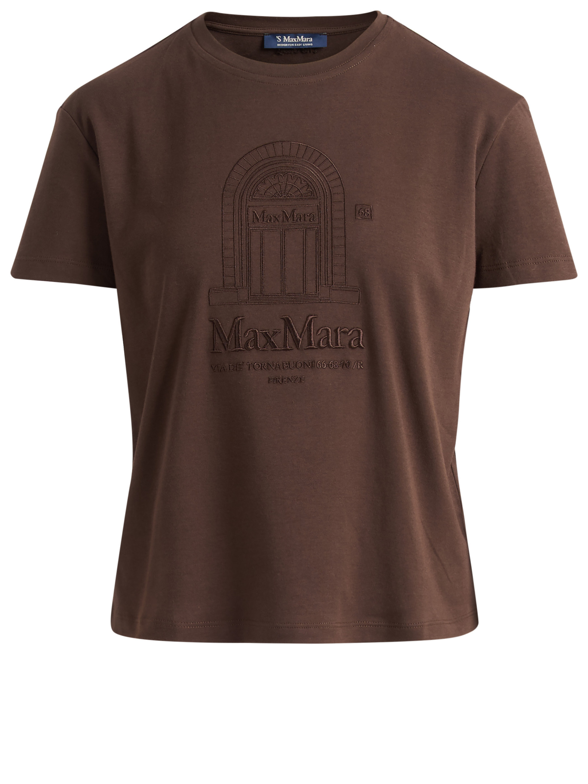 S Max Mara T-shirt in brown jersey | H-Brands