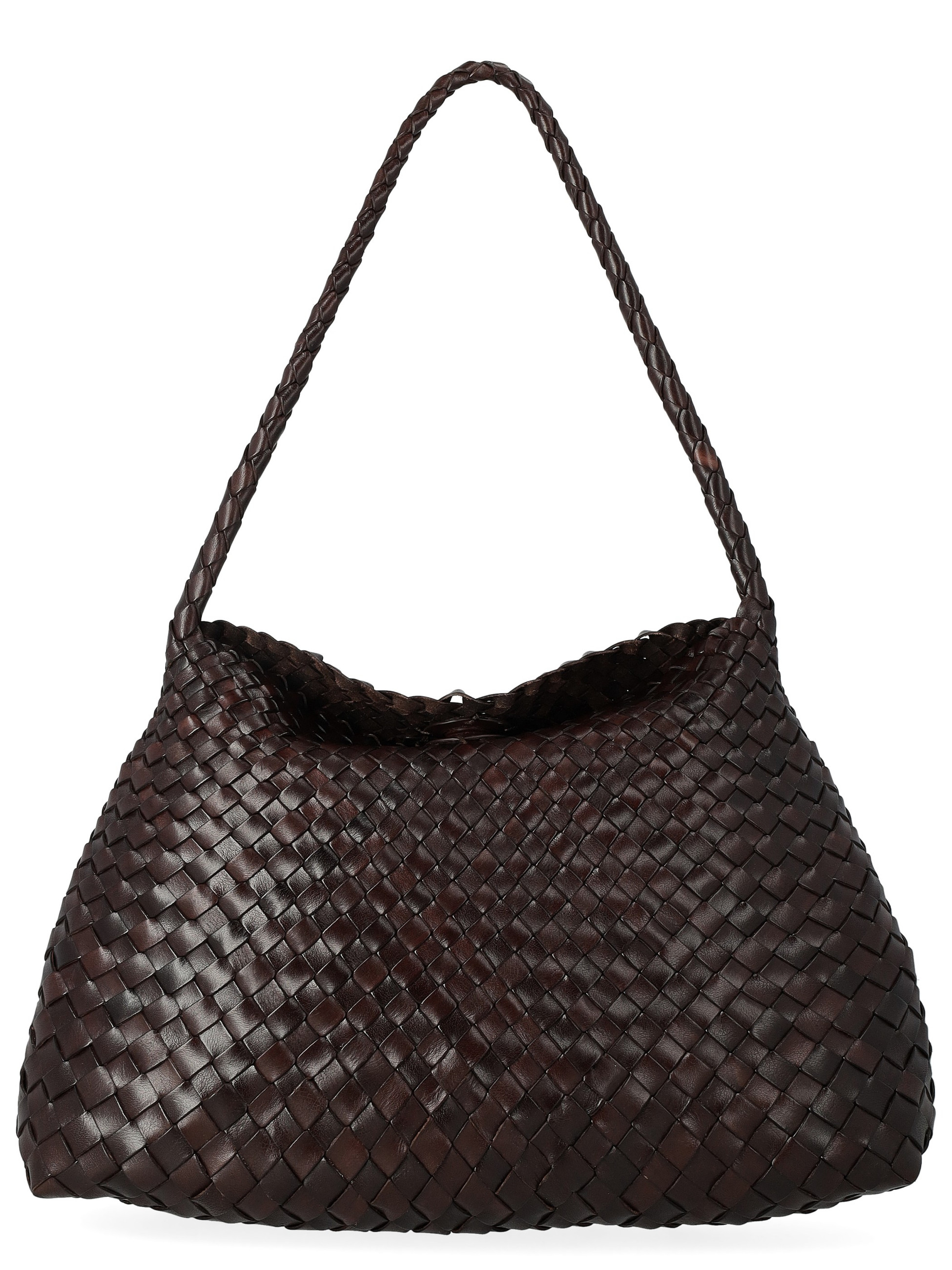 Tasche Dragon Diffusion Maria Mini aus braunem Leder 