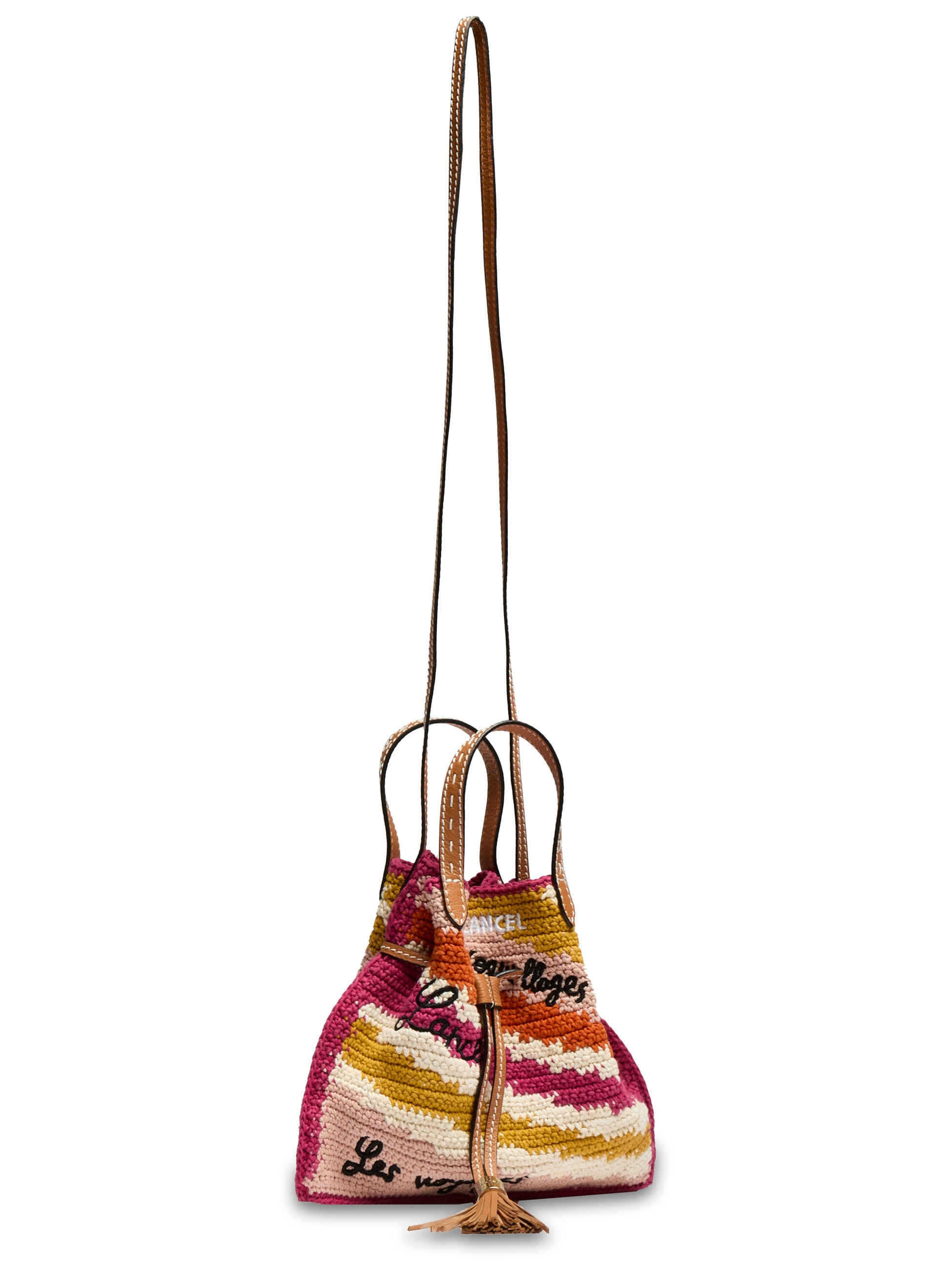 Lancel Summer Mania S Bag in Pink Cotton | H-Brands