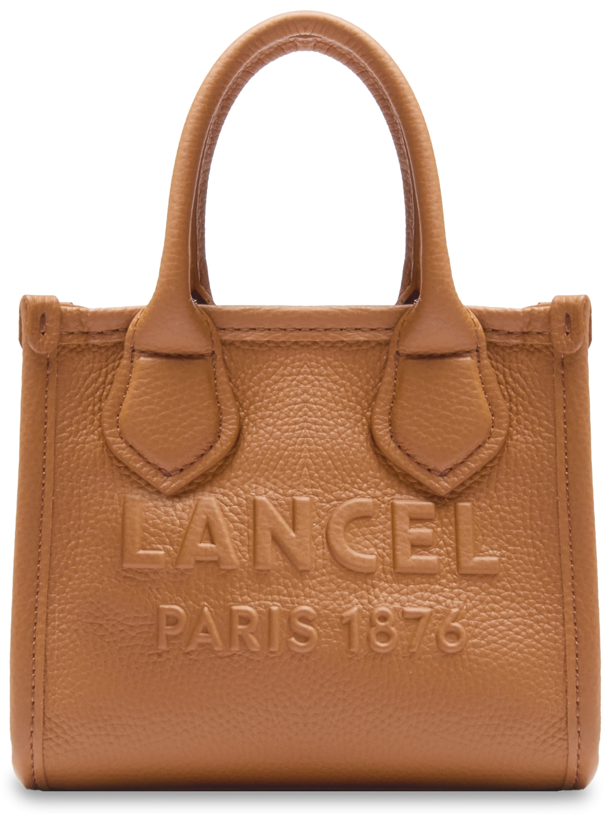 Tote Bag Lancel Jour mini in pelle cammello